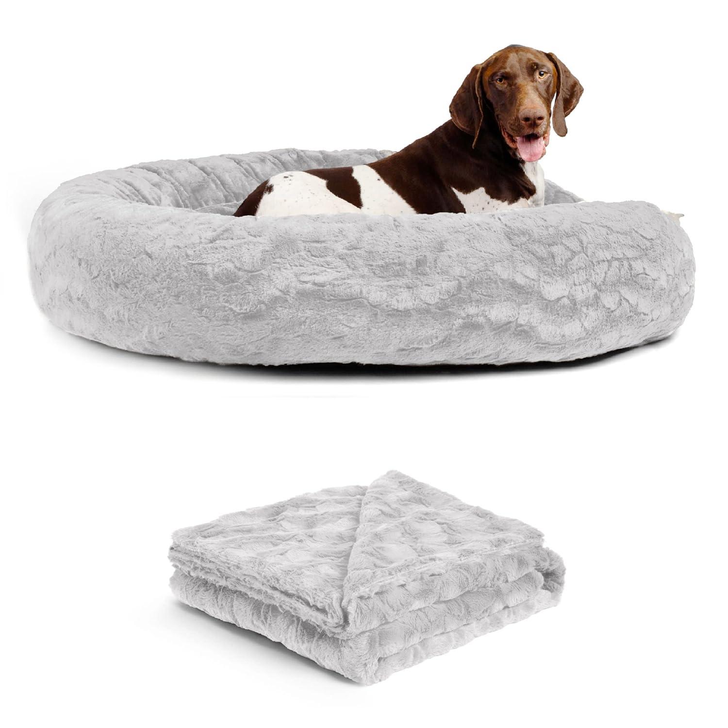 Best Friends By Sheri Best Friends by Sheri Bundle The Original Calming Lux Donut Cuddler Pet Bed/Throw