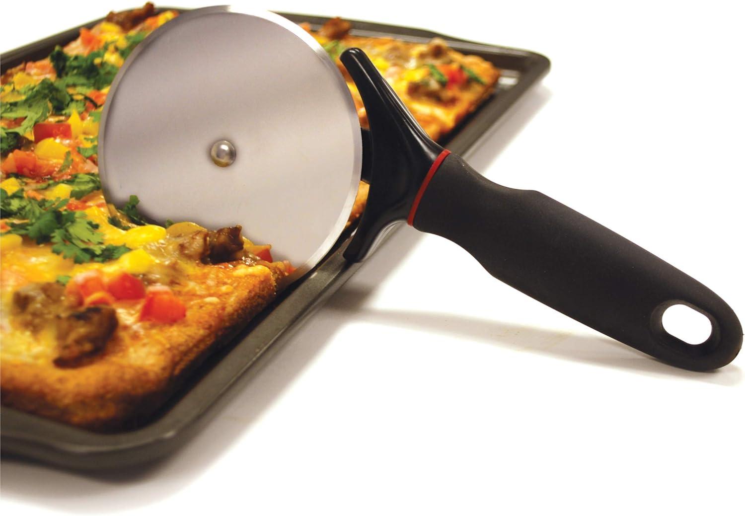 Grip-Ez Black Stainless Steel Pizza Cutter Wheel