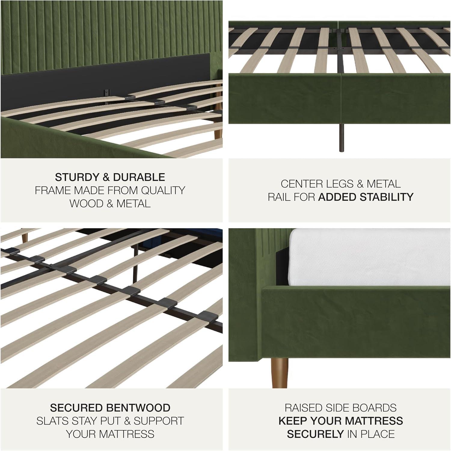Daphne Upholstered Platform Bed