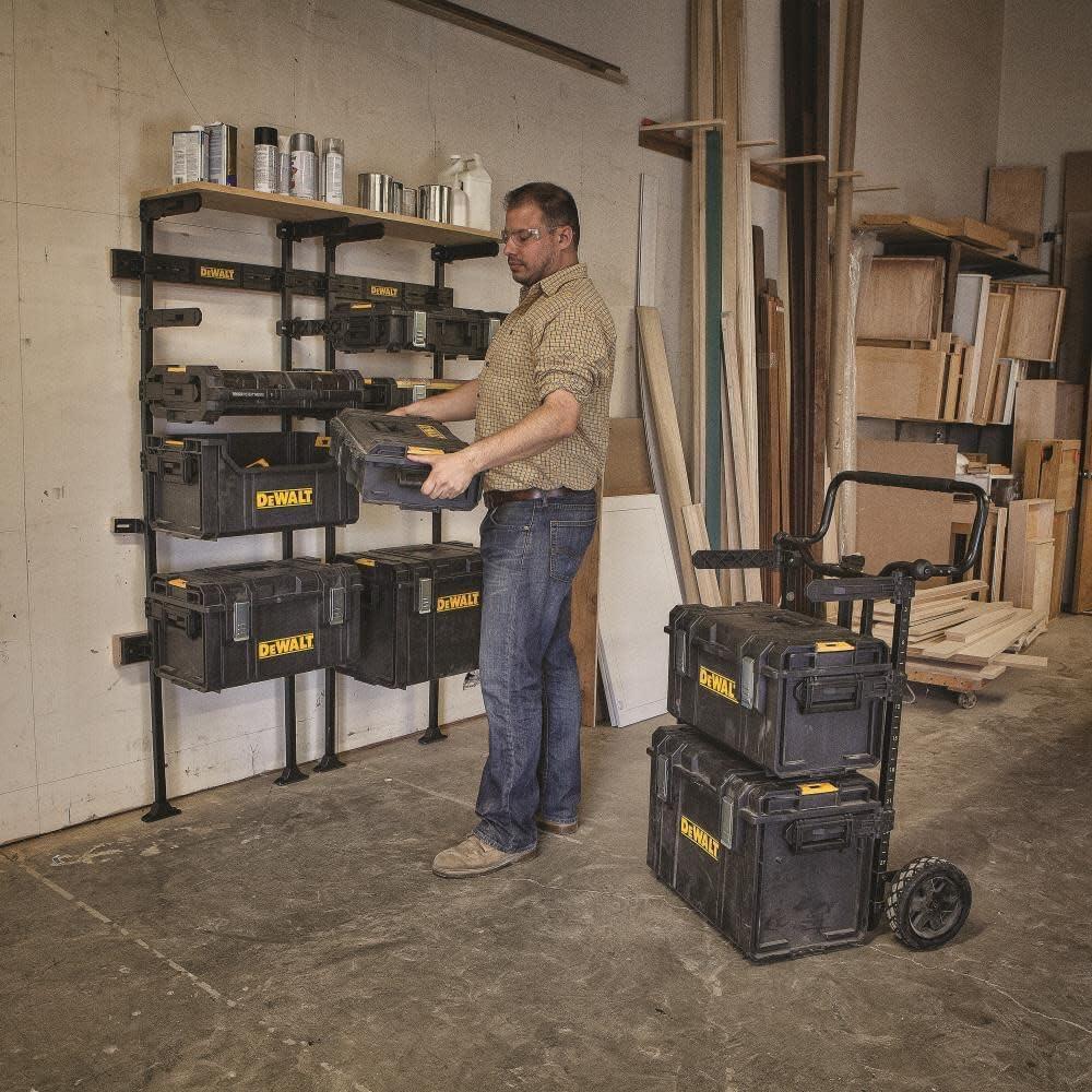 DEWALT Yellow and Black Plastic ToughSystem Workshop Racking System