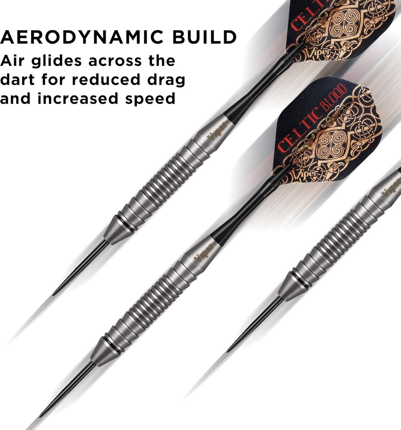 Viper Underground Celtic Blood Steel Tip Darts - 22gms