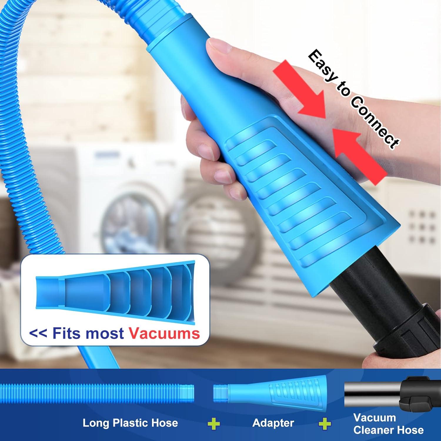 Sealegend 2 Pack Dryer Vent Cleaner Kit and Flexible Dryer Lint Brush Vacuum Hose Attachment Brush Lint Remover Power Washer and Dryer Vent Vacuum Hose
