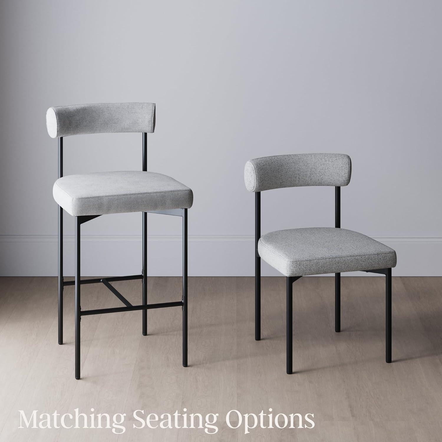 Nathan James Set of 6 Dahlia Dining Chairs Gray