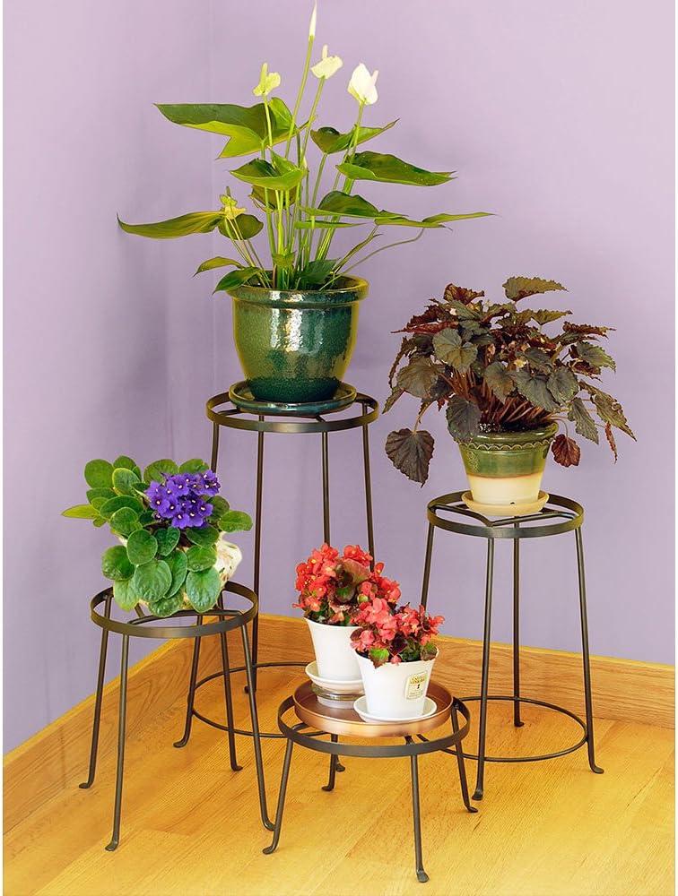 Indoor Outdoor Diamond Shaped Argyle Plant Stand Roman Bronze Powder Coat Finish - Achla Designs