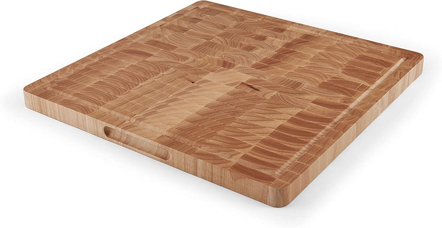 Farberware 16'' Reversible Rubberwood Cutting Board with Juice Groove