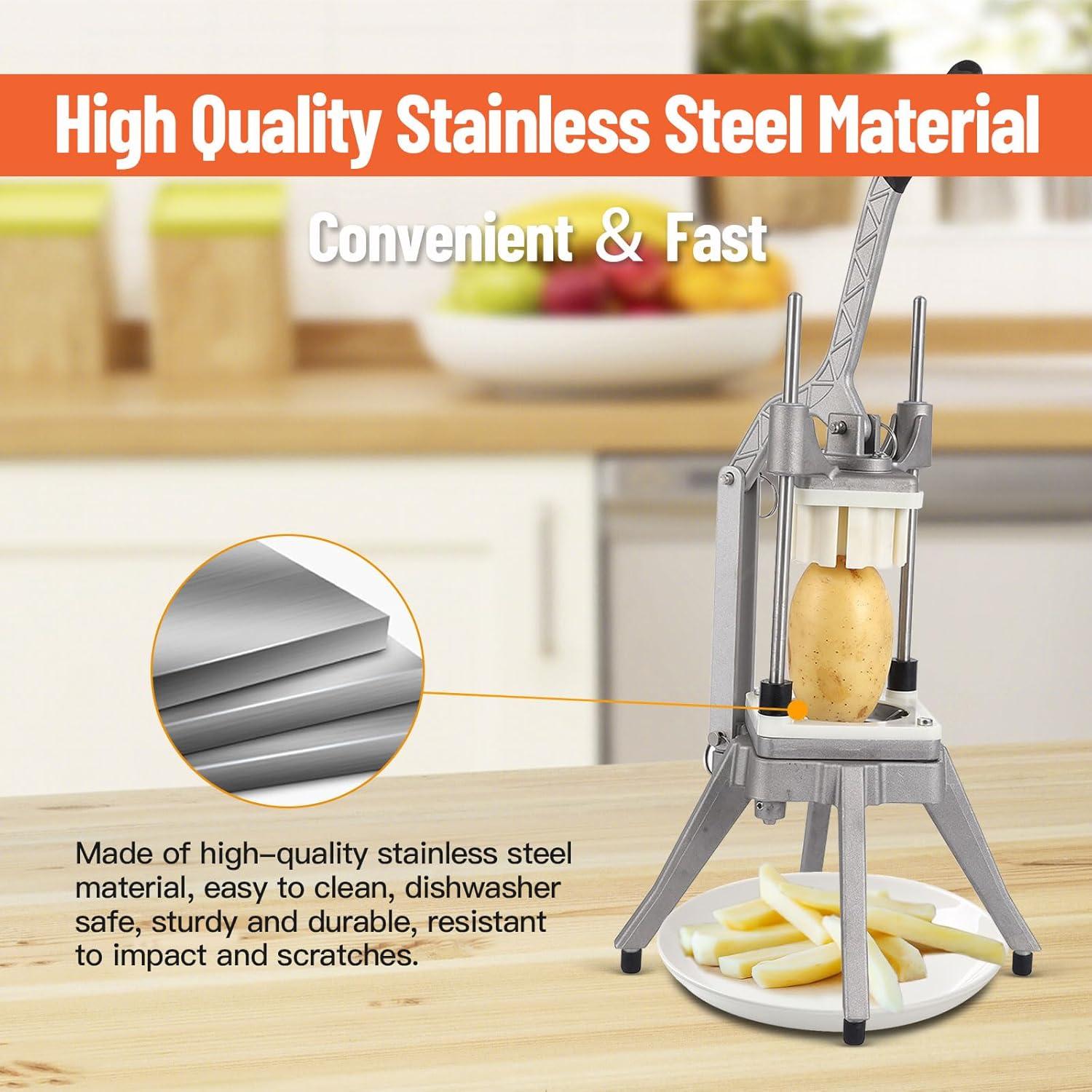 Zstar Commercial Vegetable Chopper, 1/2", 1/4", 3/8", 4 Replacement Blades | Wayfair