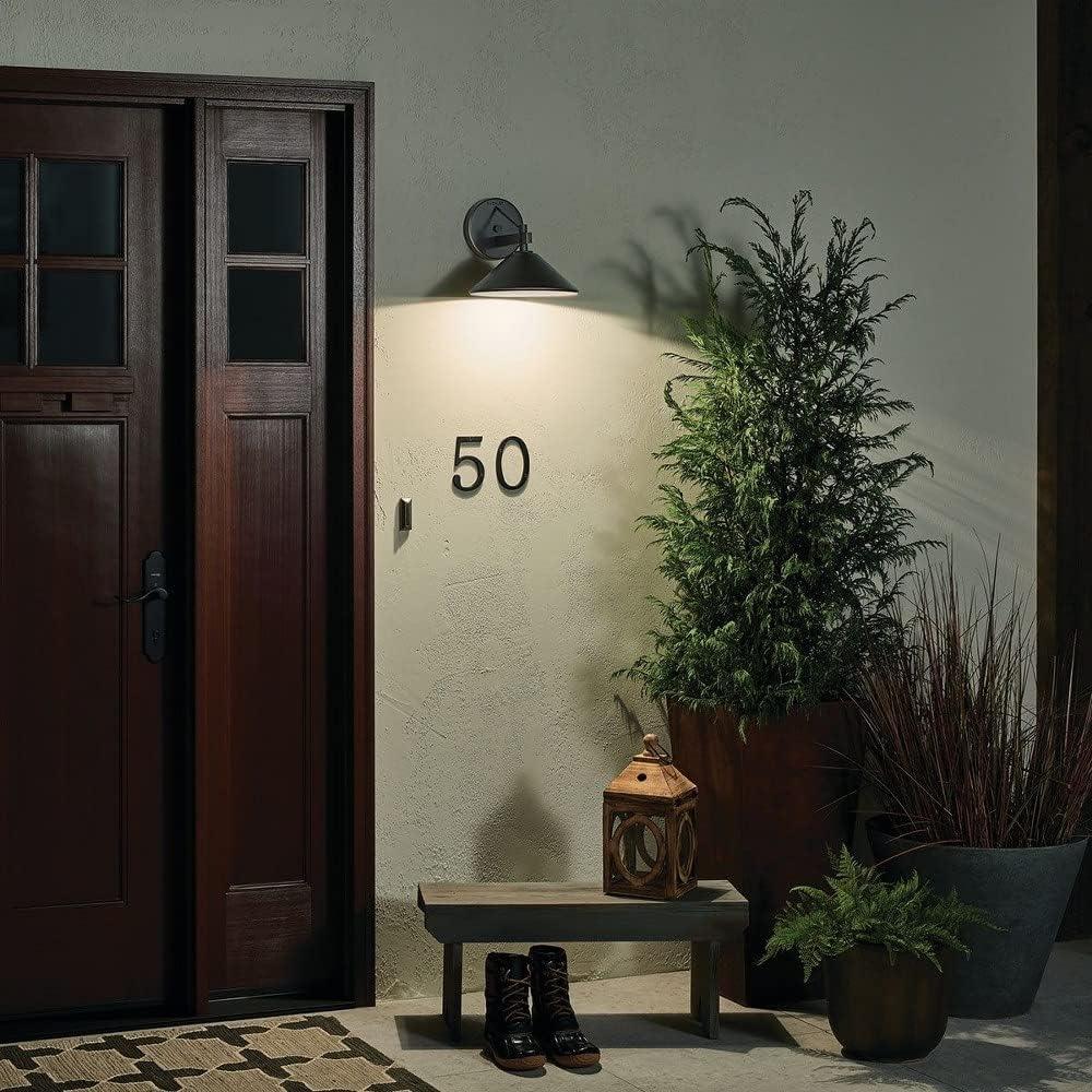 Ripley 9" 1 Light Outdoor Wall Light in Olde Bronze®