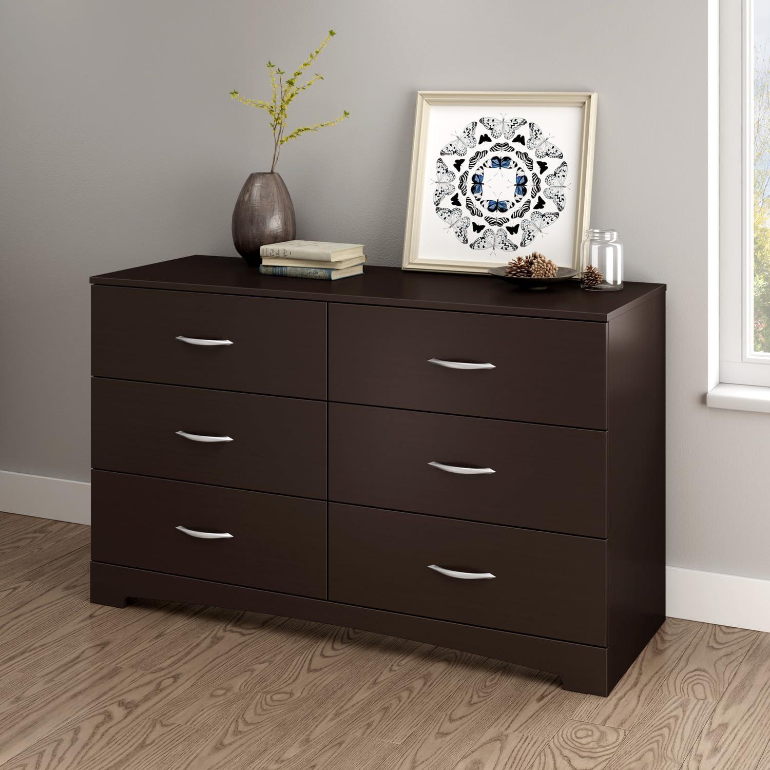 HomeStock Step One 6-Drawer Double Dresser