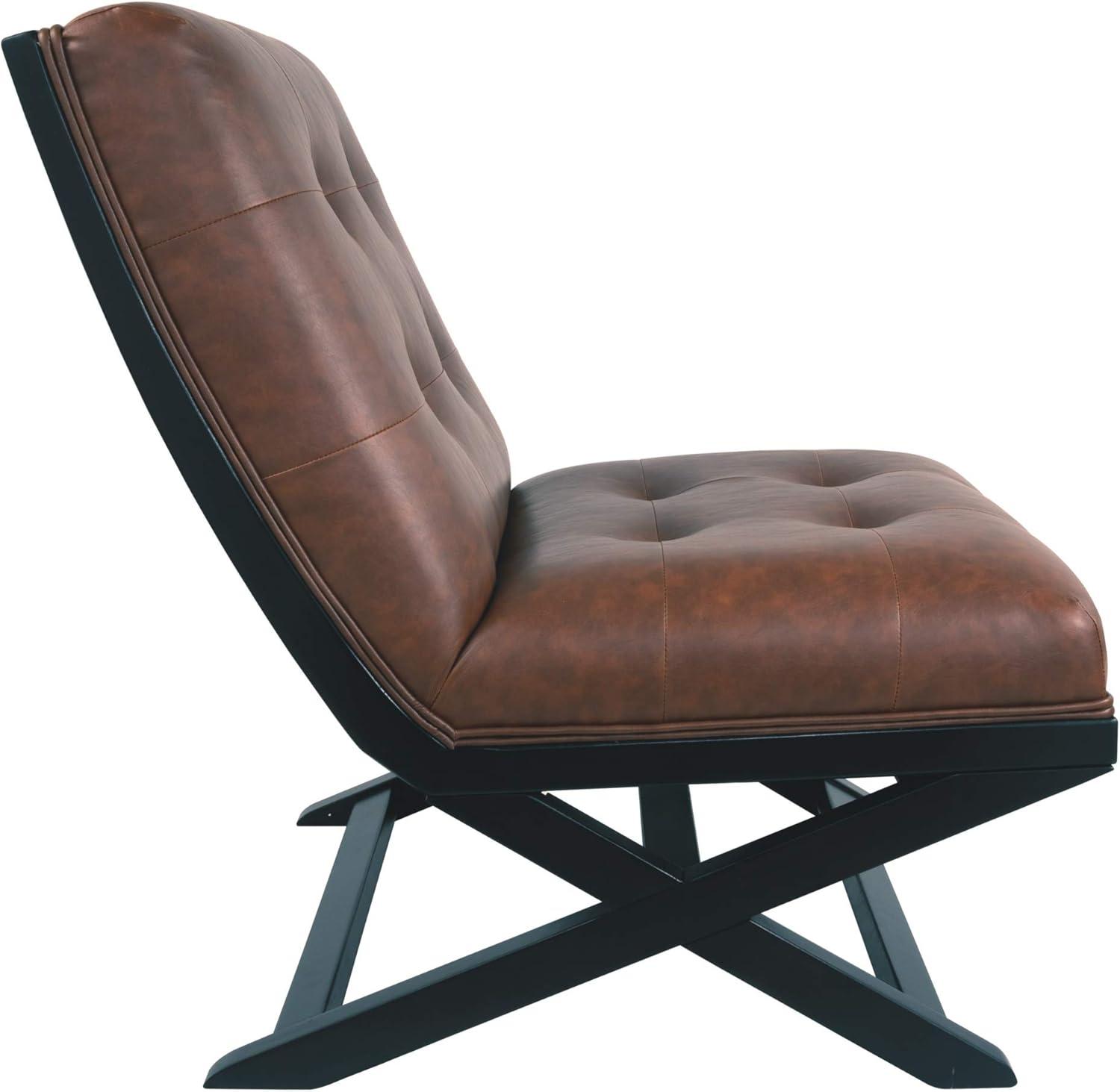Signature Design by Ashley Contemporary Sidewinder Accent Chair  Brown