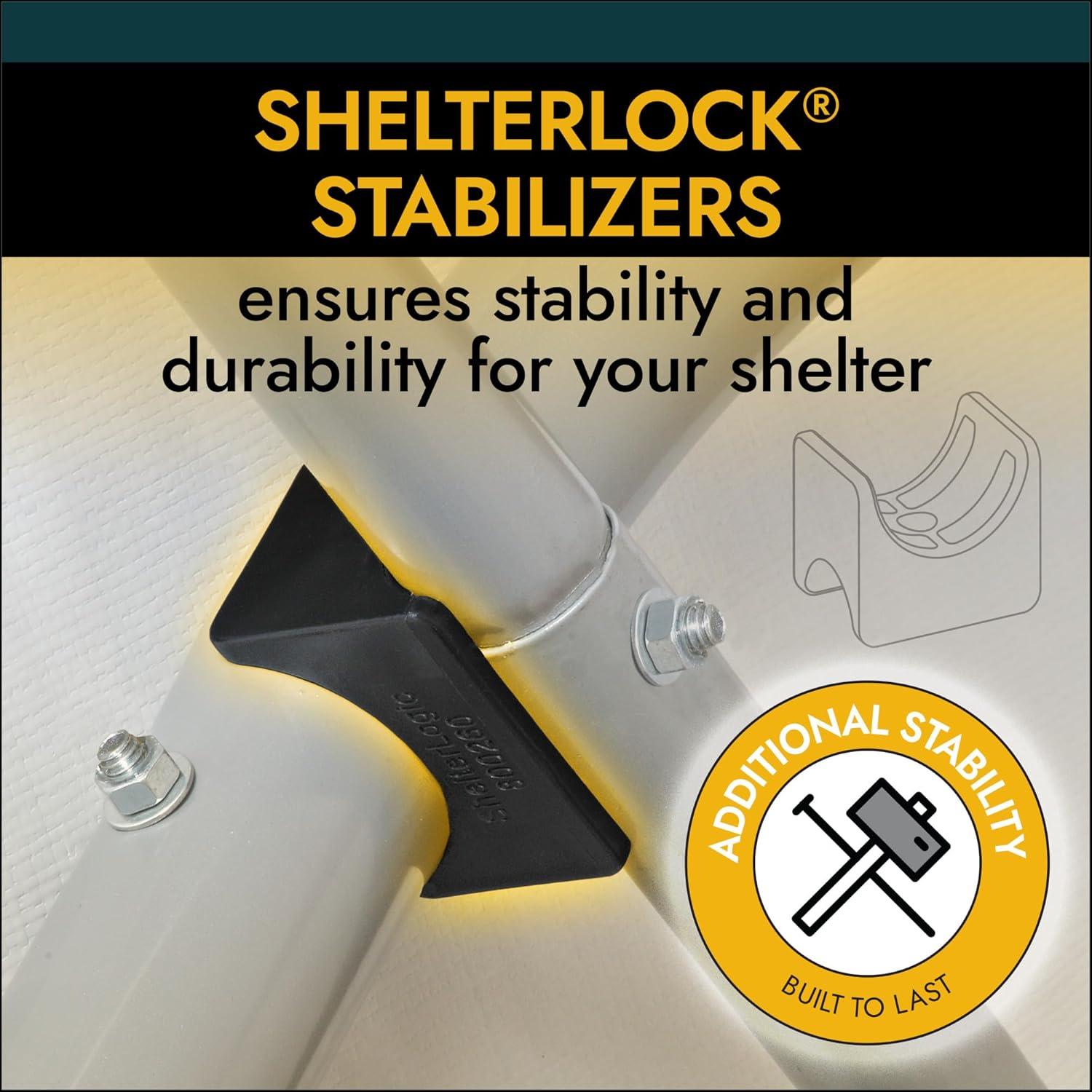 ShelterLogic Round Style Shelter, Green Cover