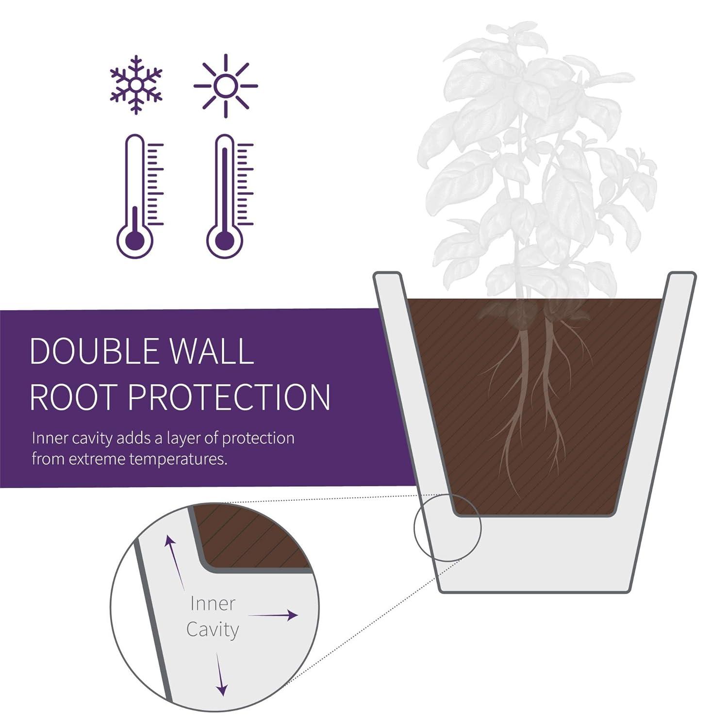 Madison Indoor/Outdoor Modern Round Planter