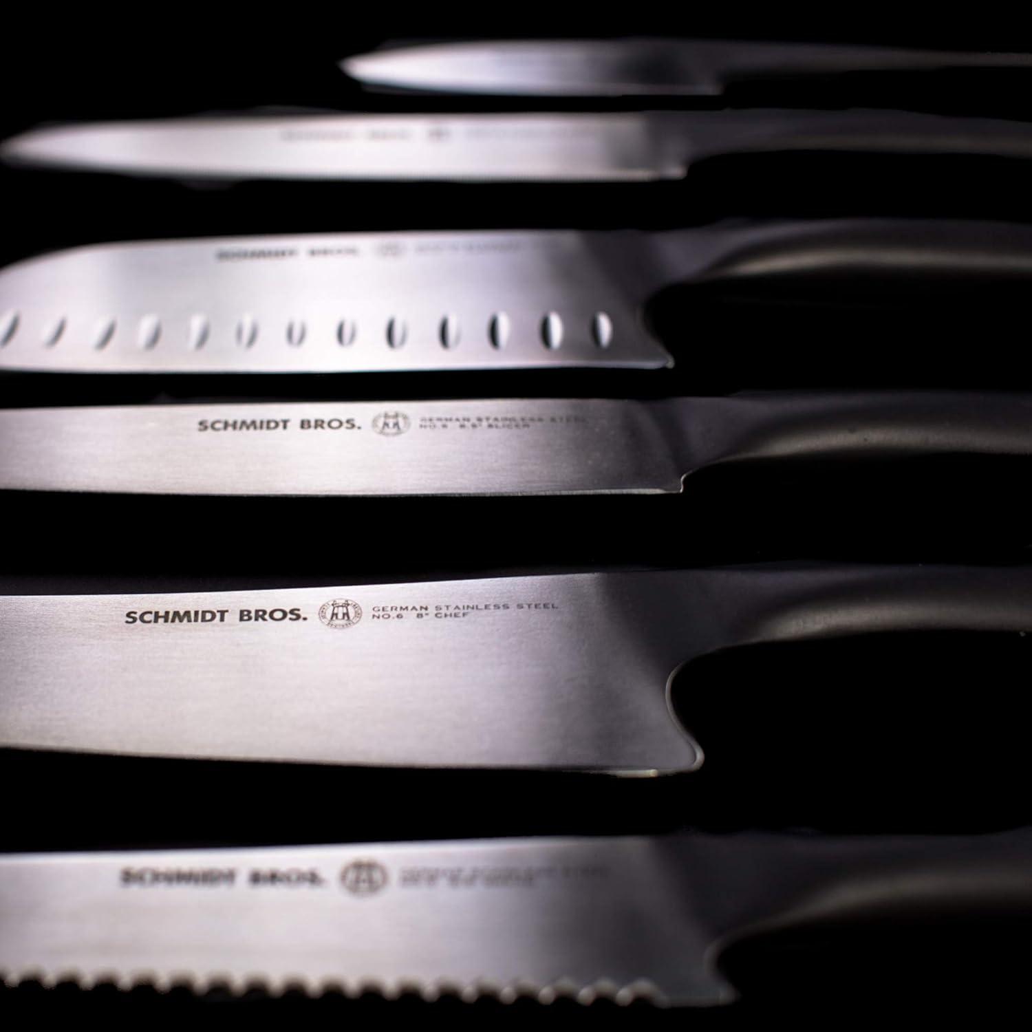 Schmidt Brothers ® Carbon 6 15-Piece Knife Block Set