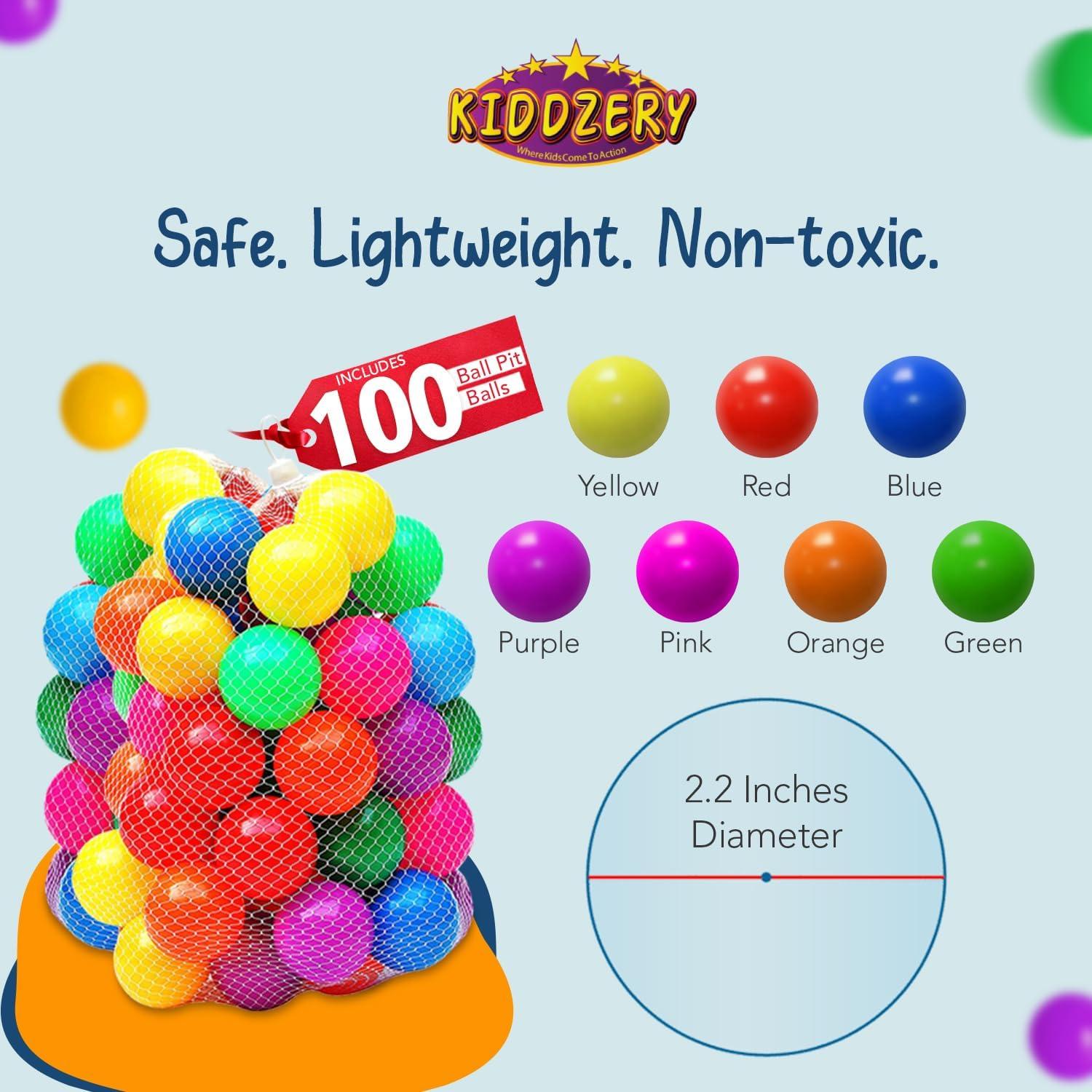 Title: Kiddey Tunnel and Ball Pit Play Tent Set: Spark Imagination with 3-Piece Pop-Up Adventure