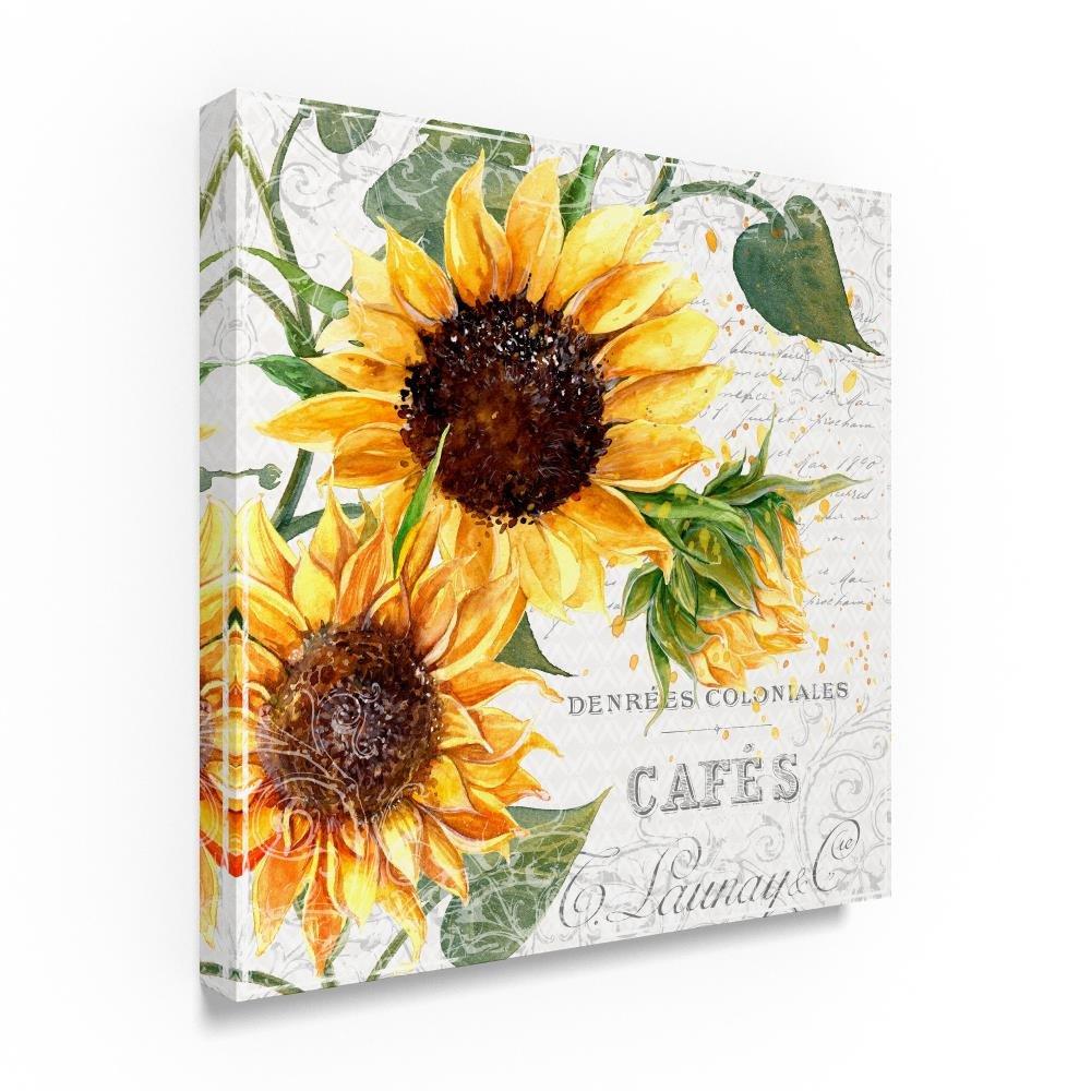Trademark Fine Art - Irina Trzaskos Studio 'Summertime Sunflowers II' Canvas Art - 14x14