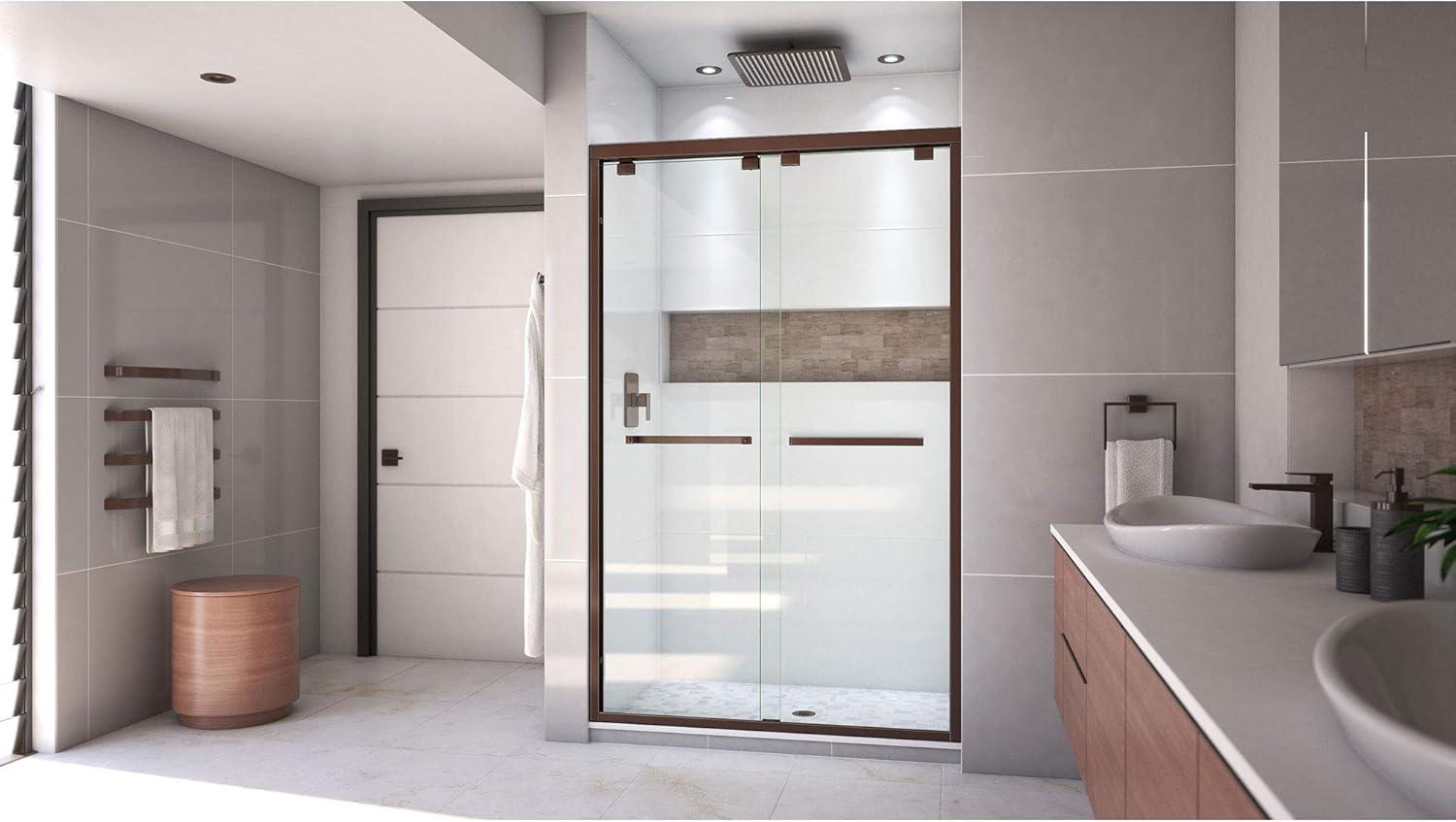 Encore 44" W x 76" Frameless Shower Door with ClearMax Technology