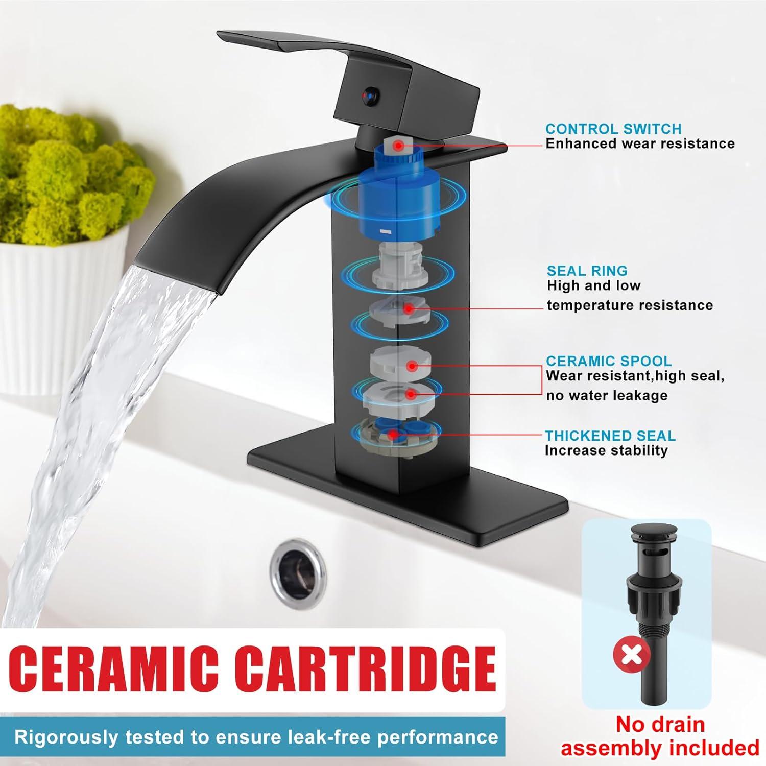 Single-Hole Single-handle Bathroom Faucet