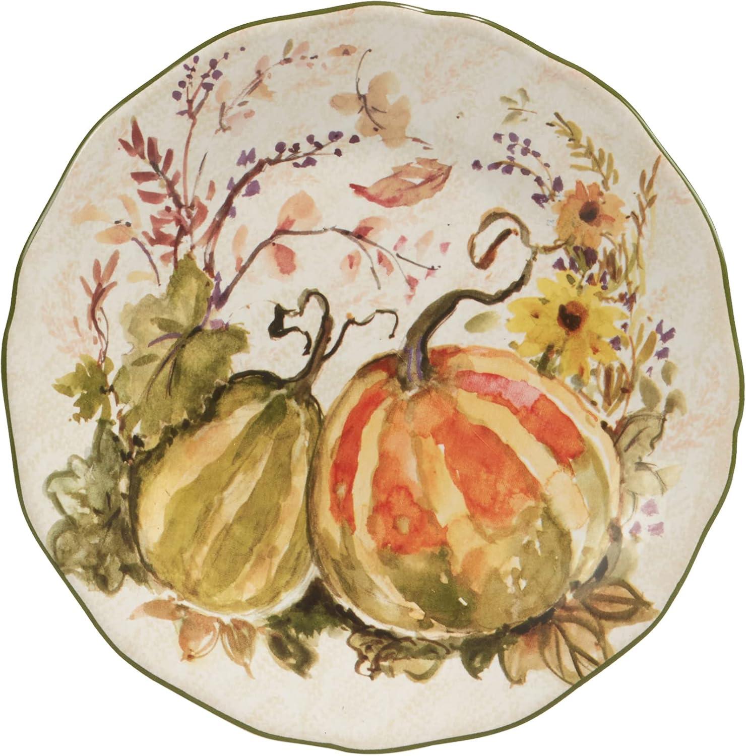 Harvest Morning Set Of 4 Dessert Plates