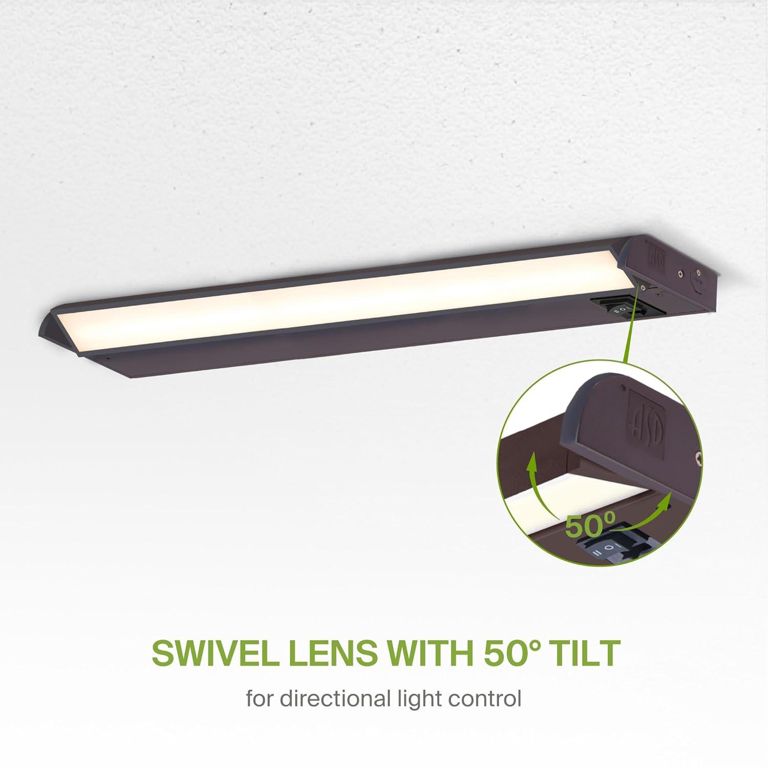 Bronze 24-Inch Dimmable LED Under Cabinet Light
