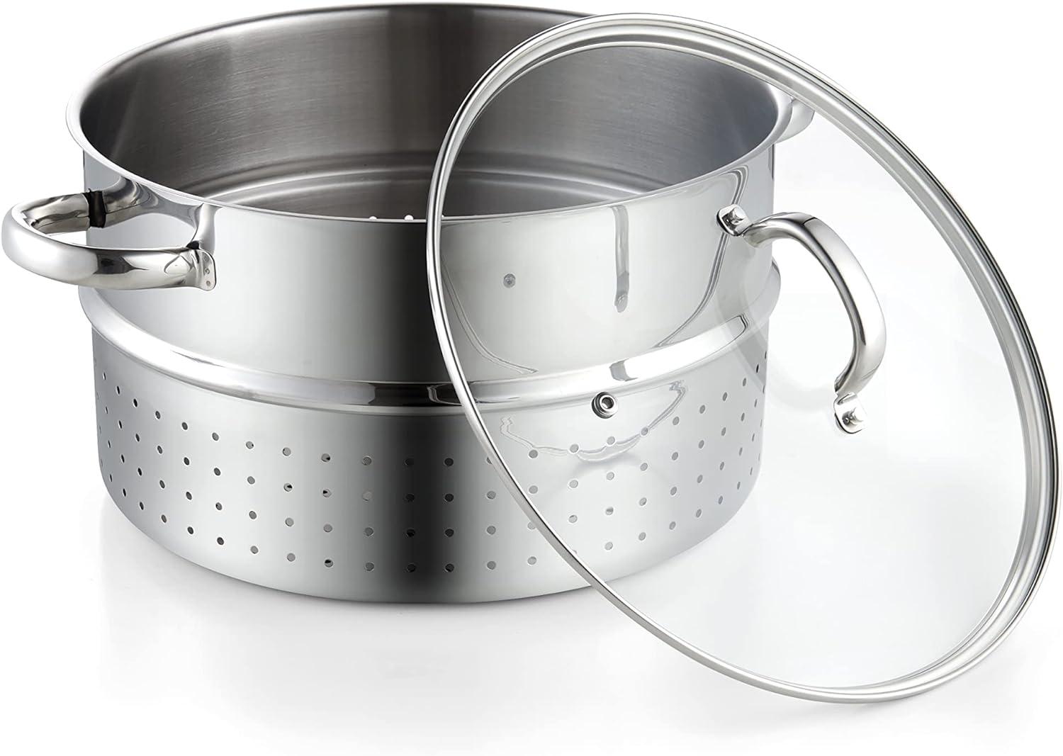 Cooks Standard Cooks Standard Canning Juice Steamer Extractor Fruit Vegetables, 11-Quart Stainless Steel Multipots