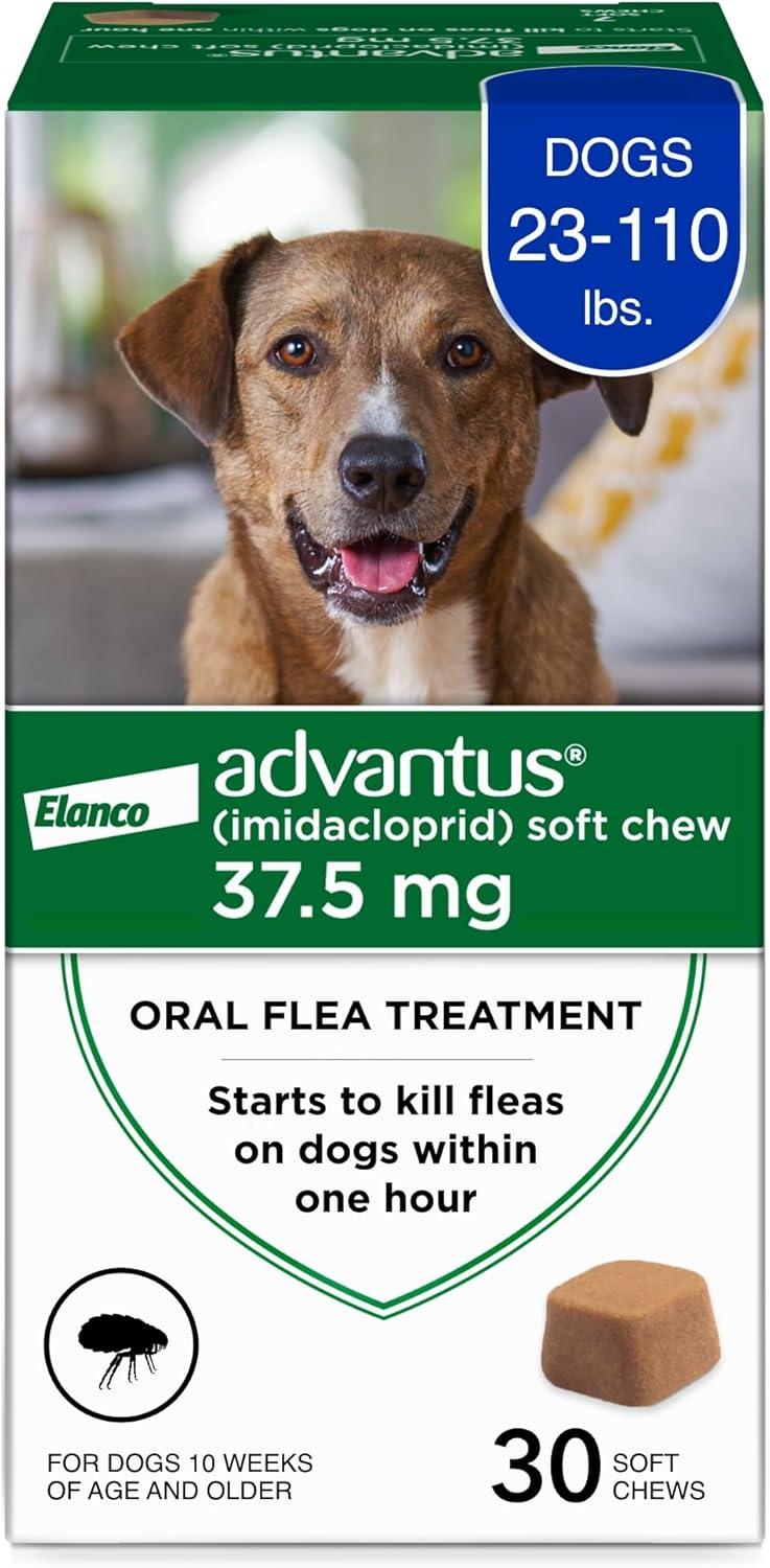 Advantus Oral Flea Treatment Soft Chews for Dogs 23-110 lbs