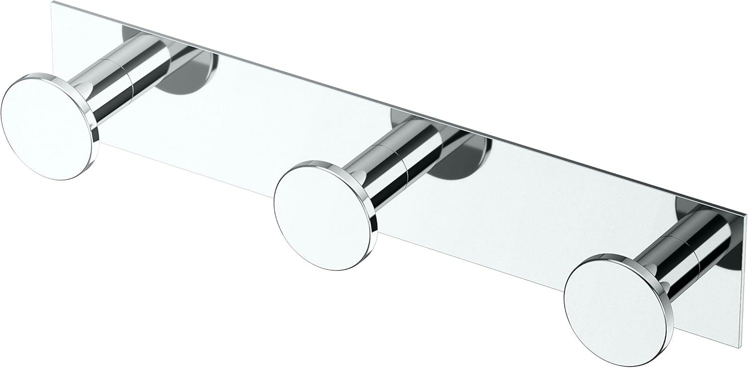 Gatco Glamour Wall Hook for Bathroom, Kitchen, Bedroom | Towel, Robe, Coat, Hat Rack with 3 Hooks 1282