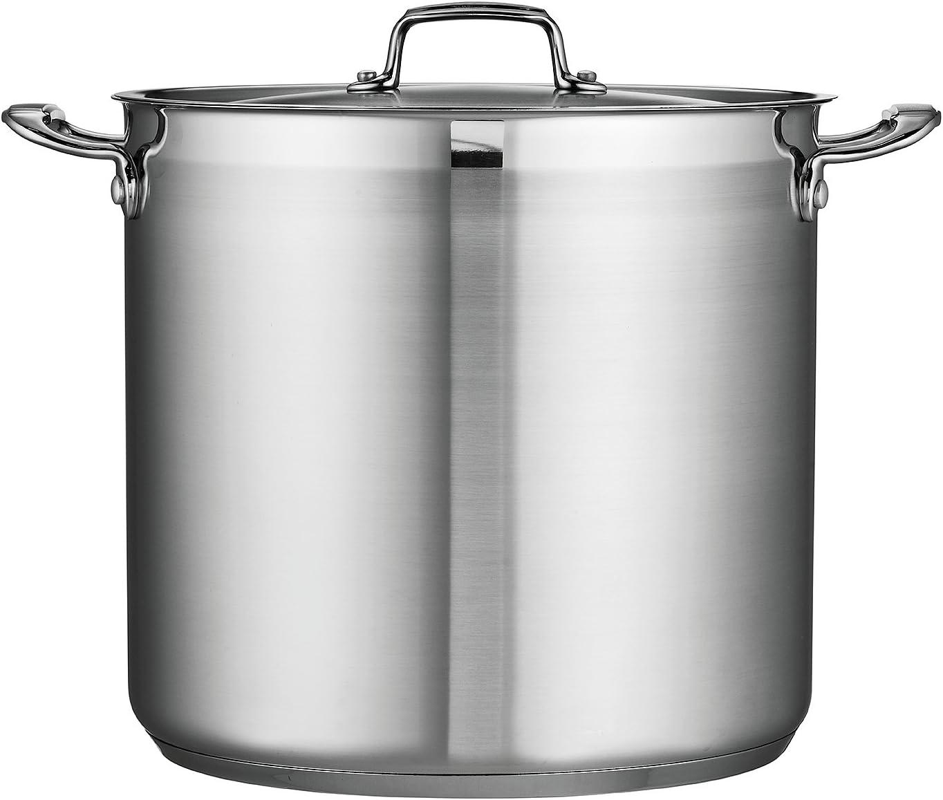 Tramontina Gourmet 20-Quart Covered Stainless Steel Stock Pot