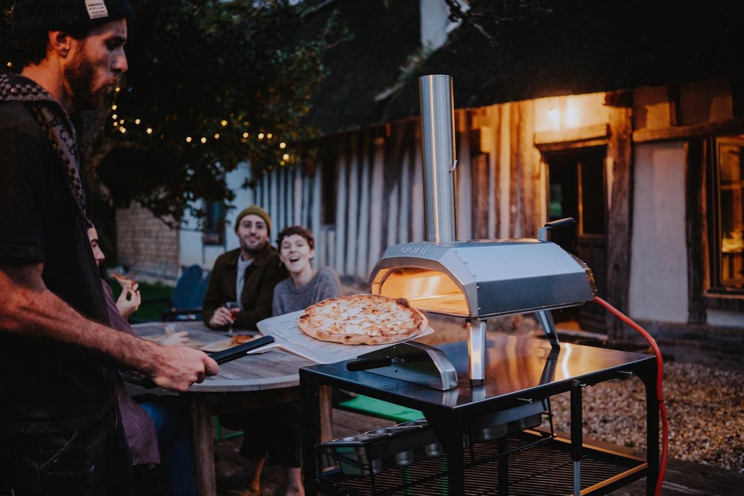 Ooni Karu 12 Multi-Fuel Outdoor Pizza Oven, Portable Wood Fired and Gas Pizza Oven