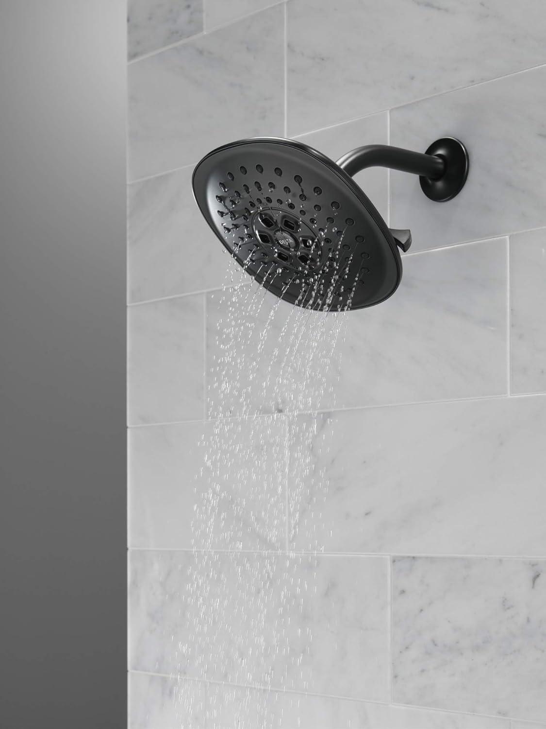 Universal Showering Components Shower Head in Matte Black