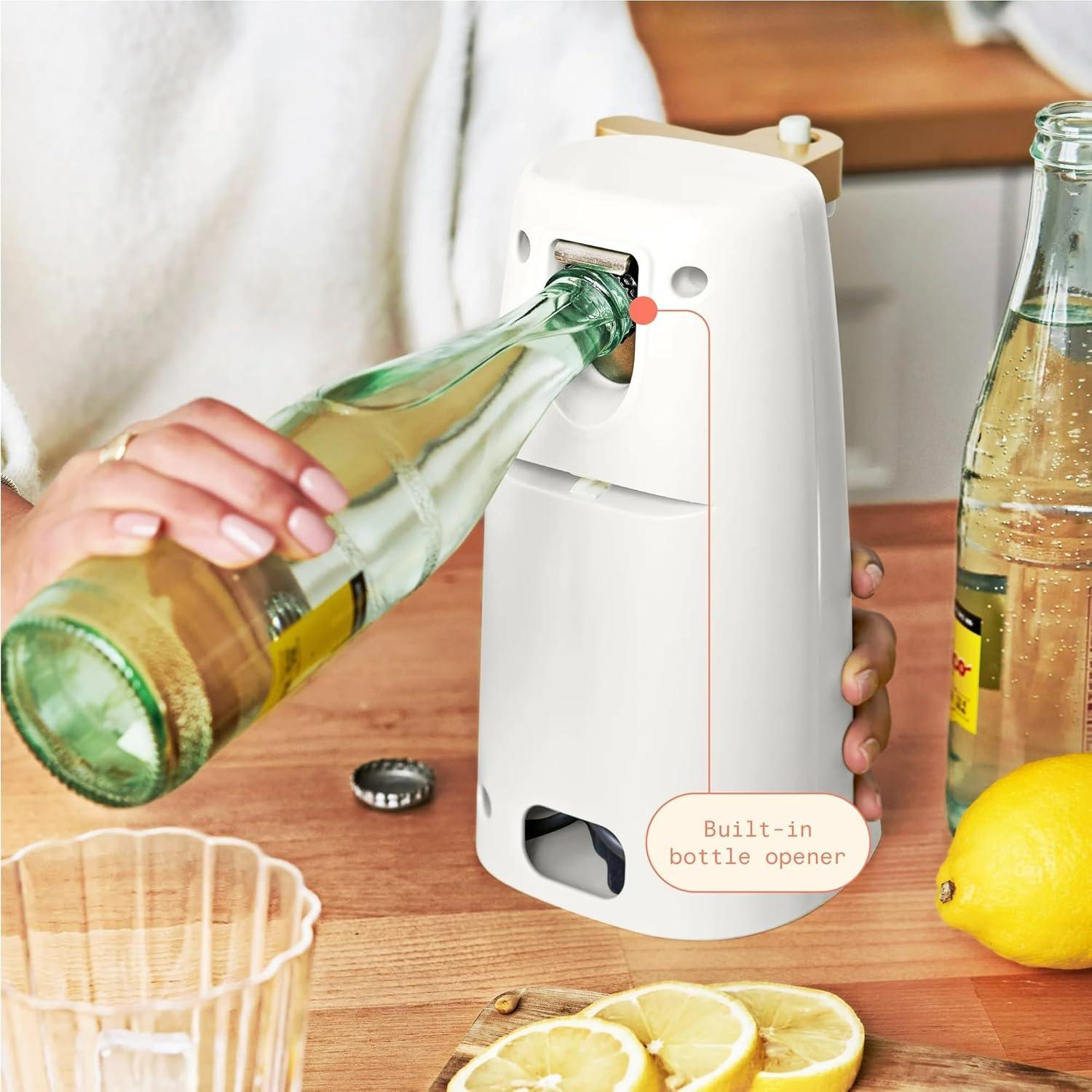 Beautiful Easy-Prep Electric Can Opener, White Icing by Drew Barrymore