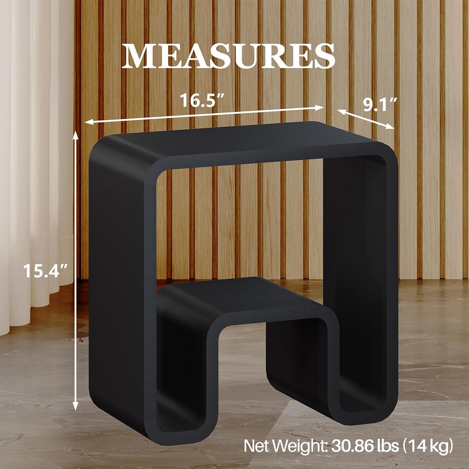 CASAINC Casainc Riverside Freestanding Solid Surface Bathroom Shower Stool CABR16004SLC06W