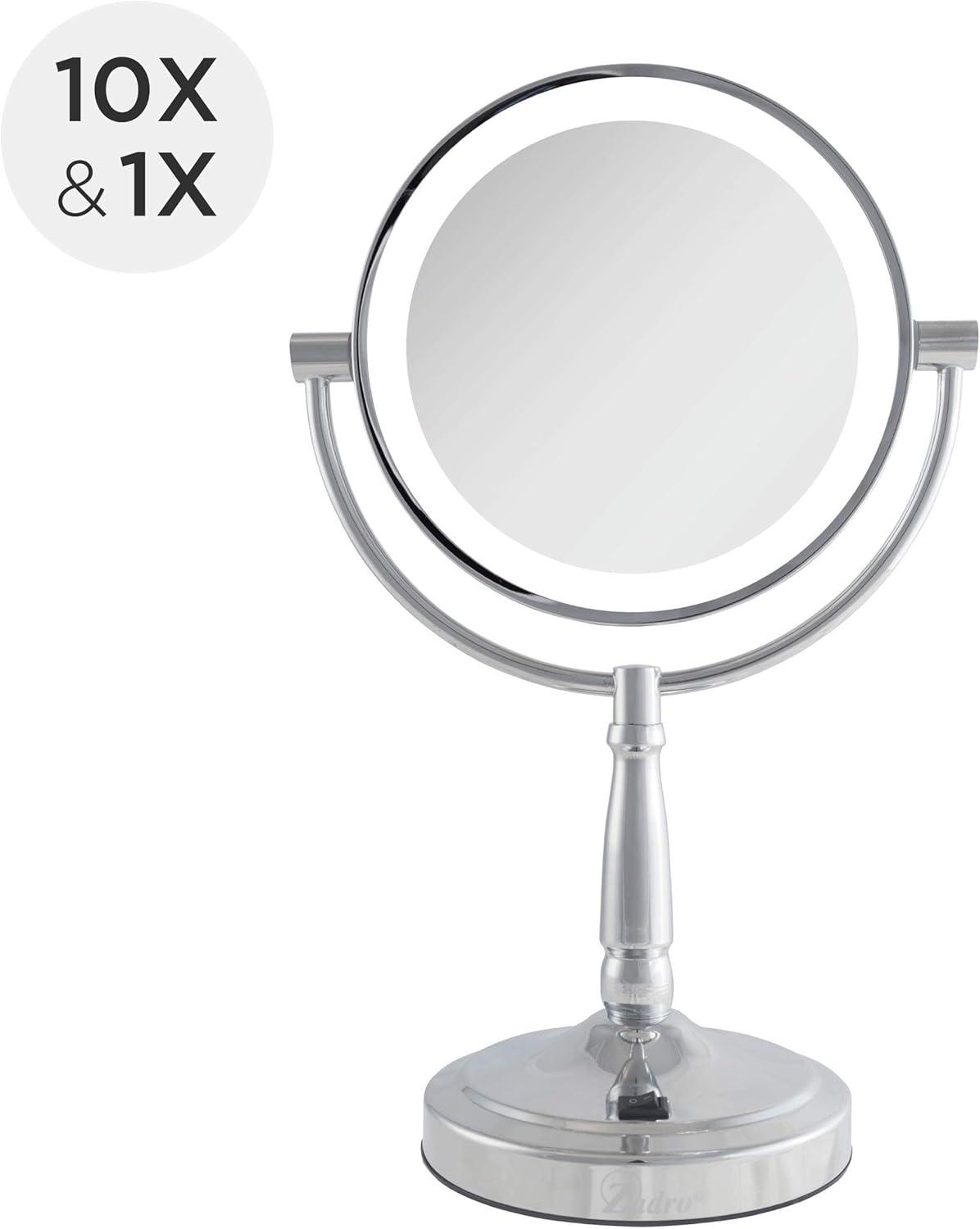 Zadro LED Lighted Makeup Mirrors for Women w/ Magnification & Cordless