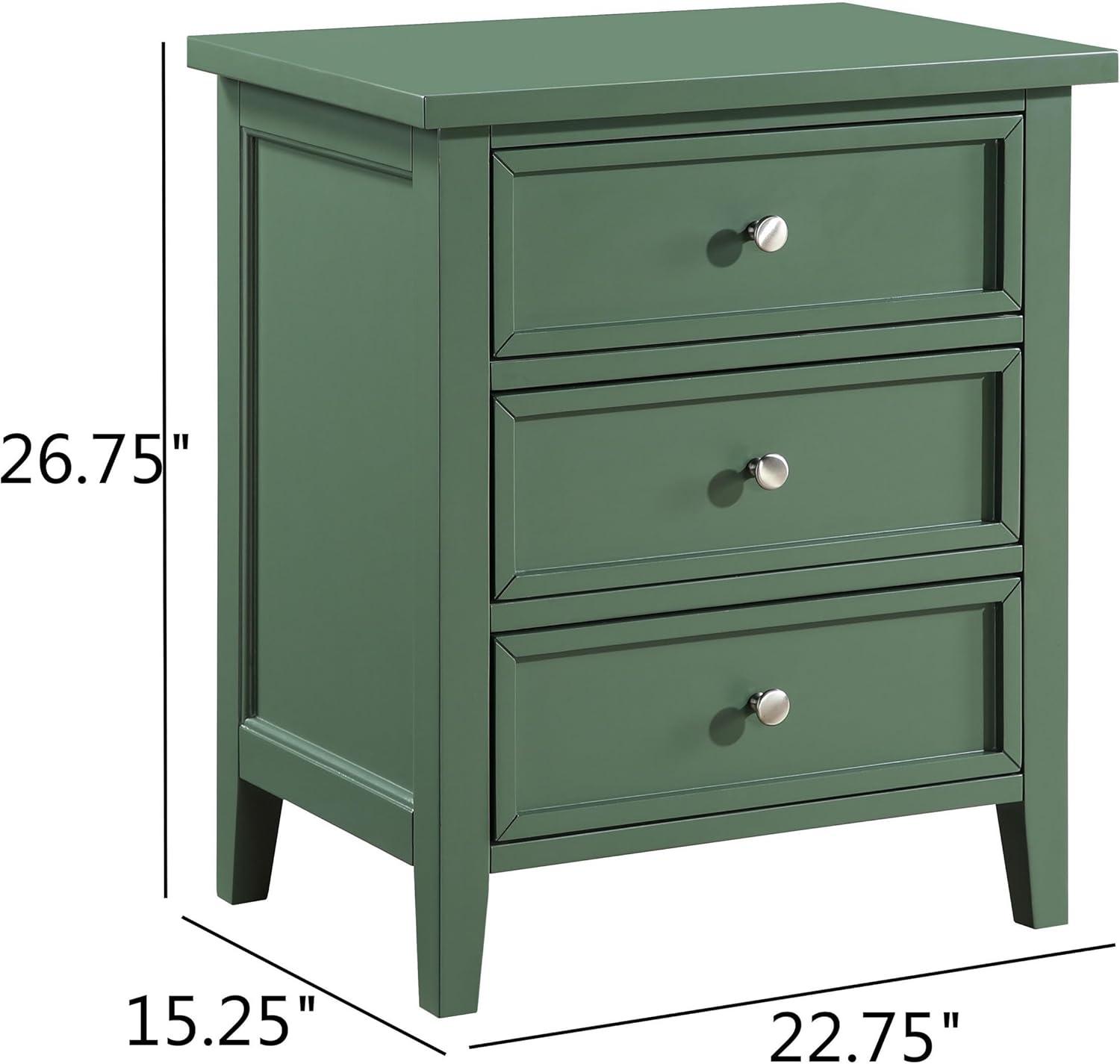 Comfort Pointe Lennon 3 Drawer Nightstand