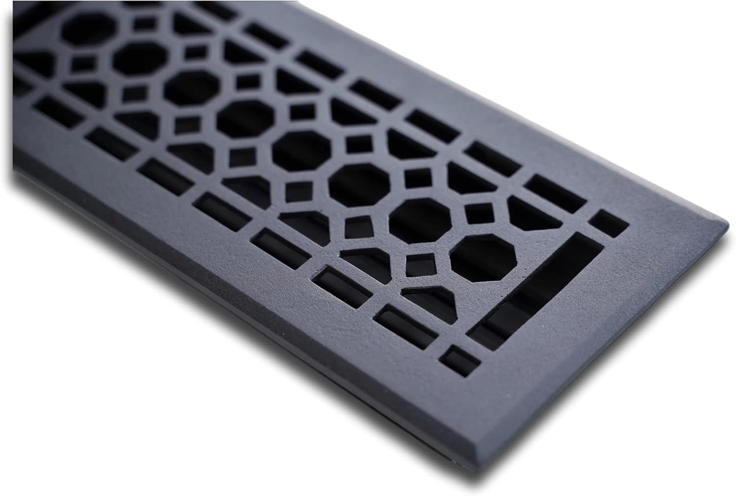 Cast Iron Honeycomb Vent Covers - Black