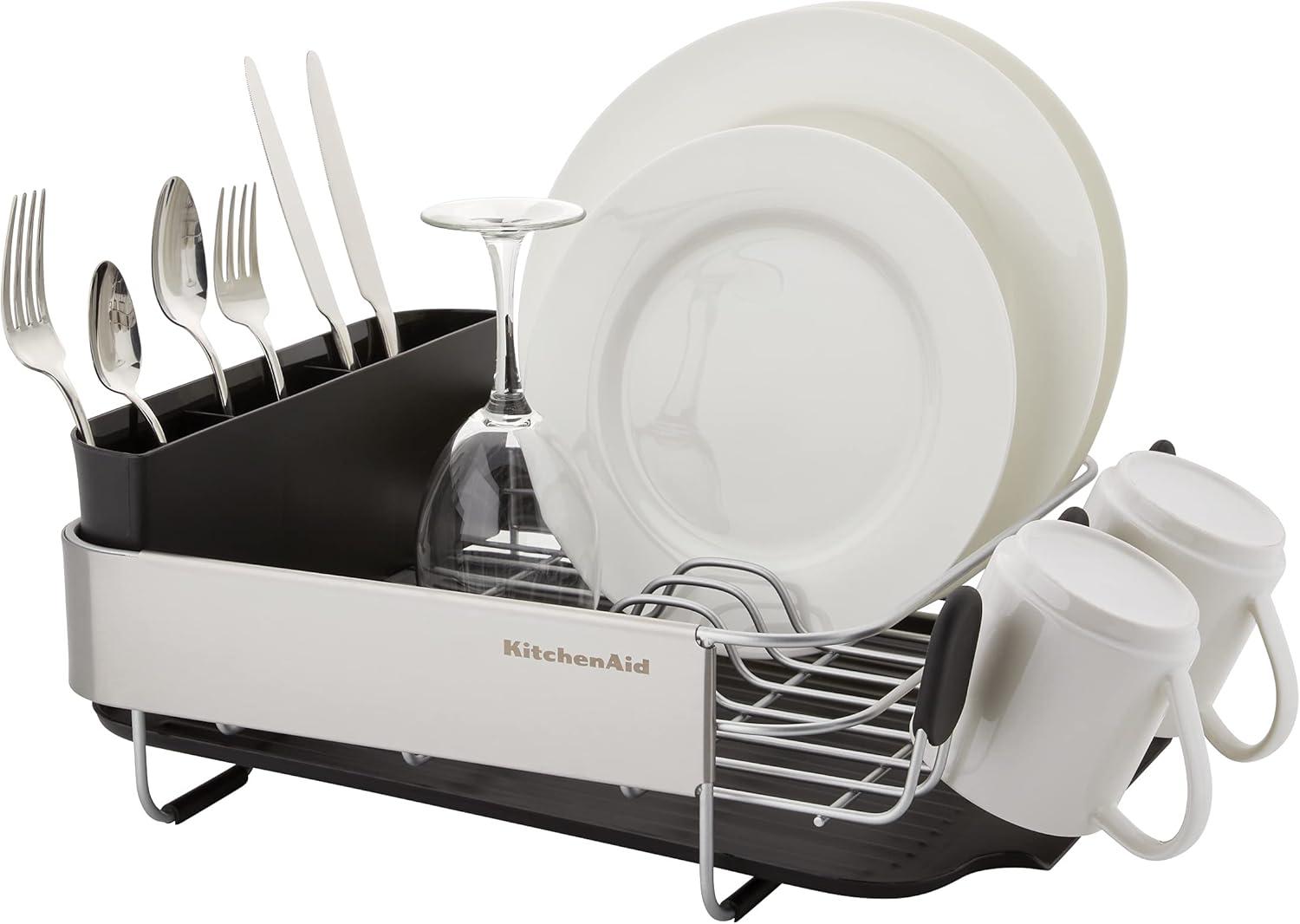 KitchenAid® Compact Stainless Steel Dish Rack, 16.06-Inch