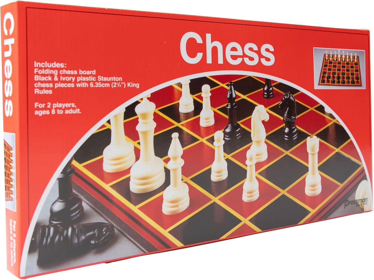 Pressman Chess Set Board Game - Board Games for Kids & Adults, Classic Board Games