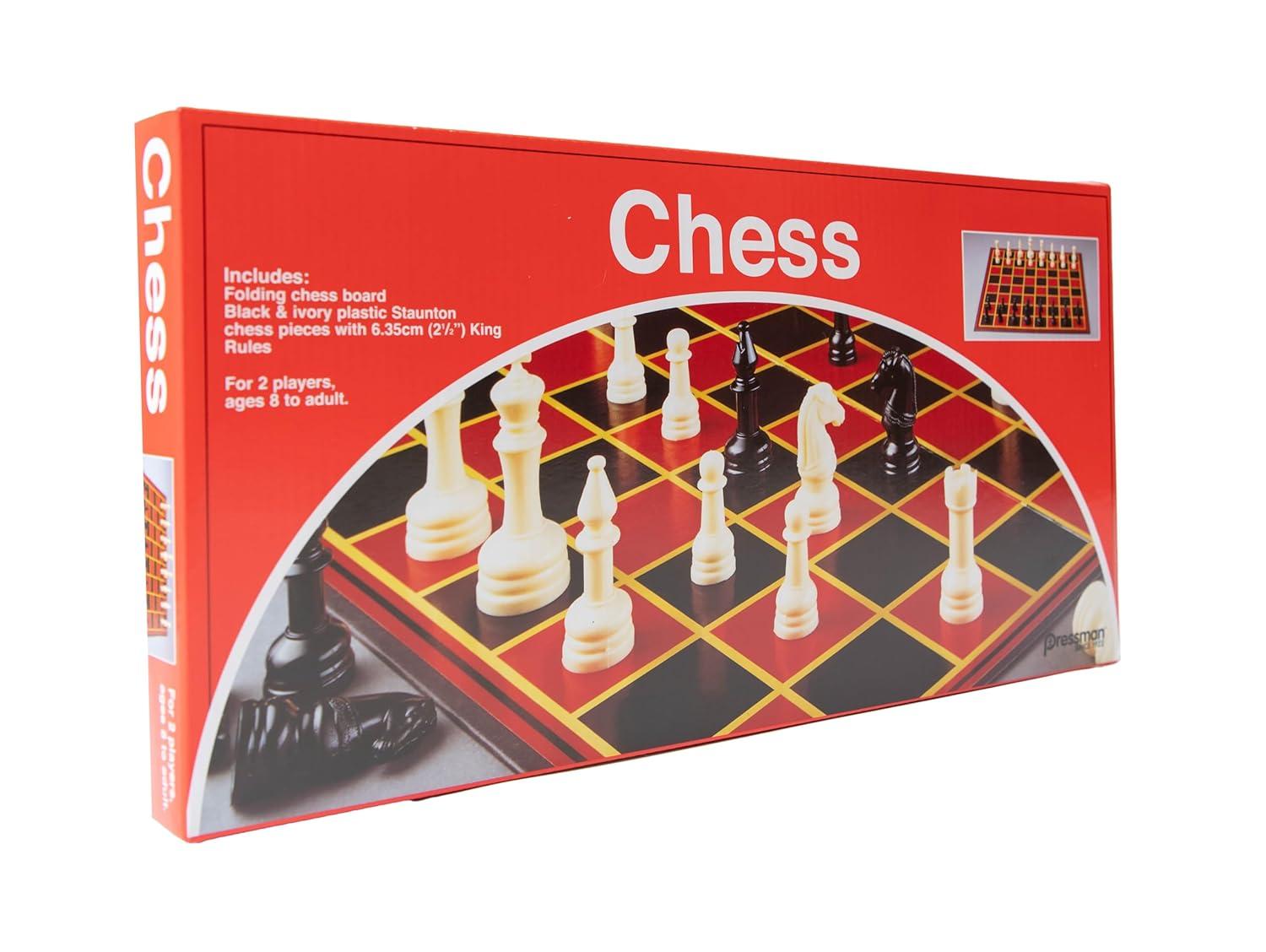 Pressman Chess Set Board Game - Board Games for Kids & Adults, Classic Board Games
