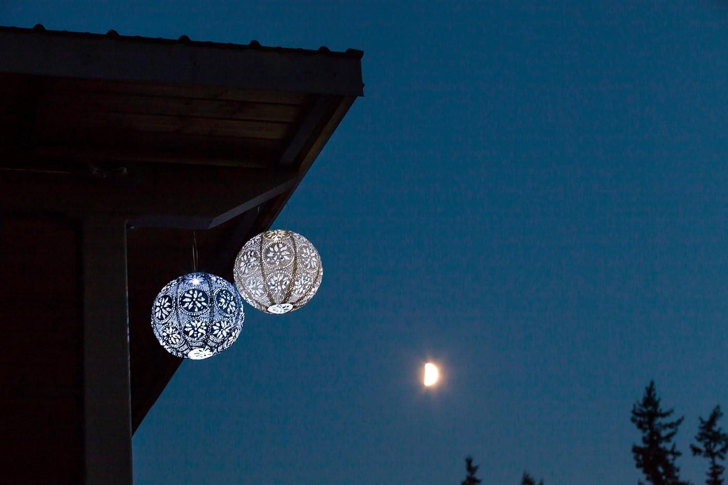 Boho Globe Solar Outdoor Lantern