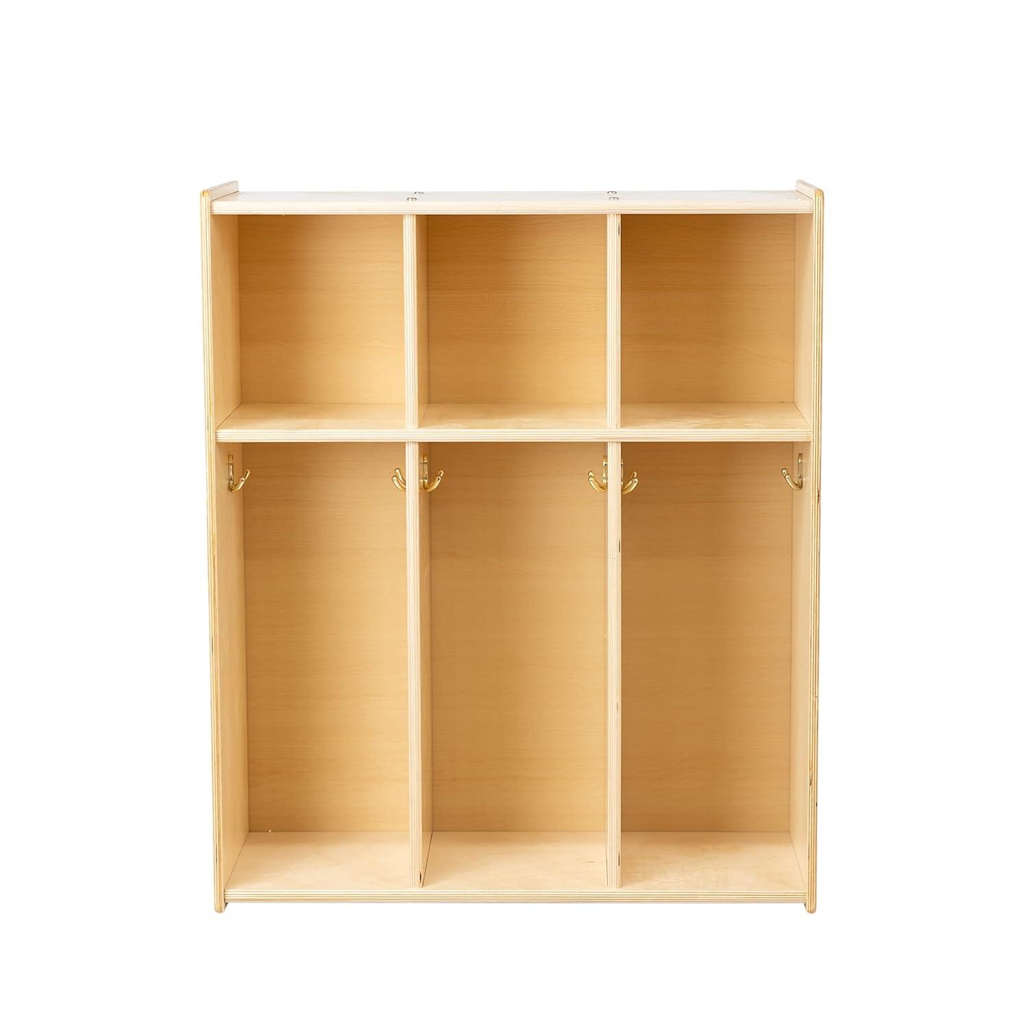 RRI Goods Solid Wood 2 - Tier 29'' School Locker