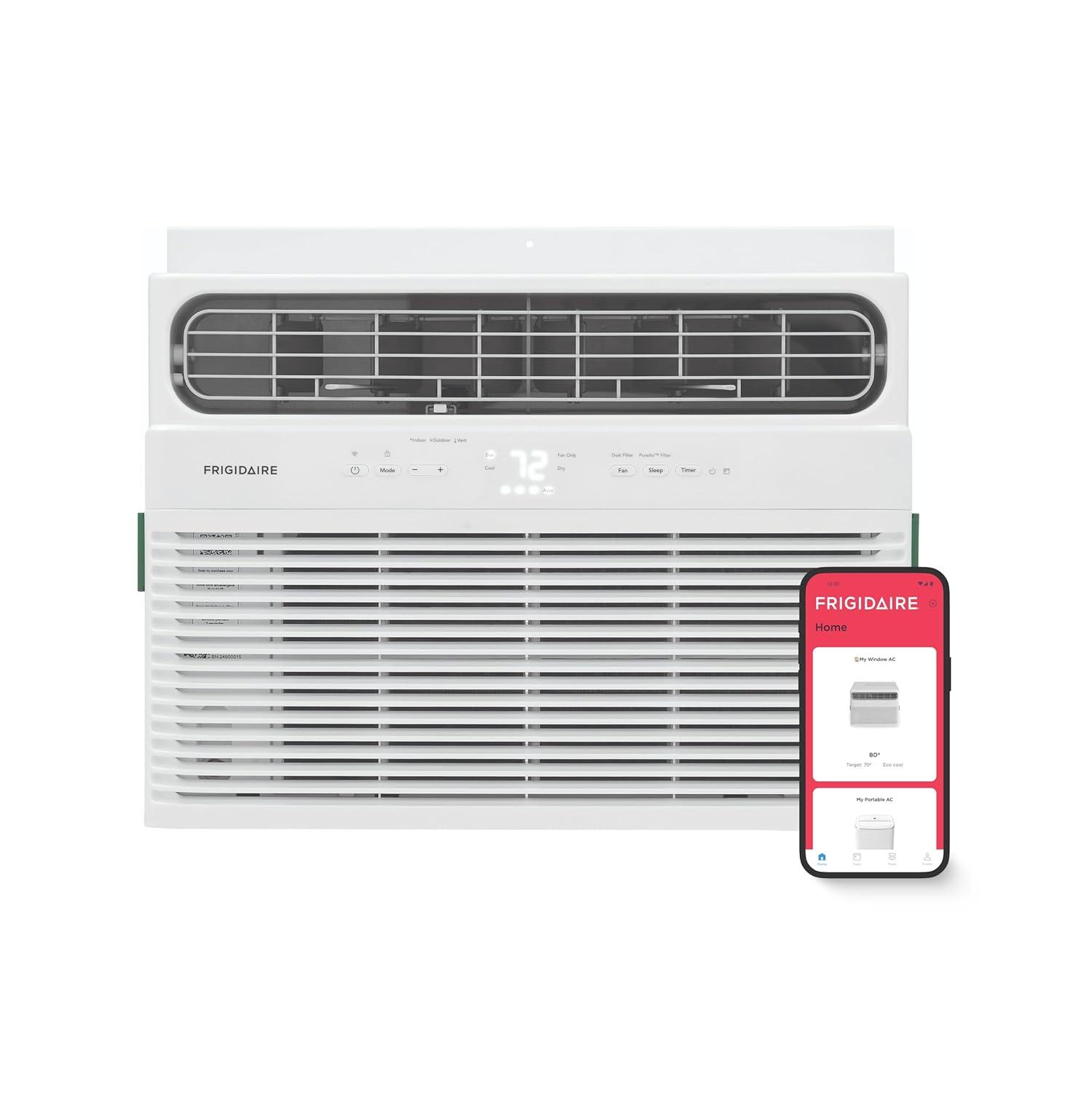 Frigidaire Frigidaire FHWW124TE1 Smart Window Air Conditioner, 12000 BTU