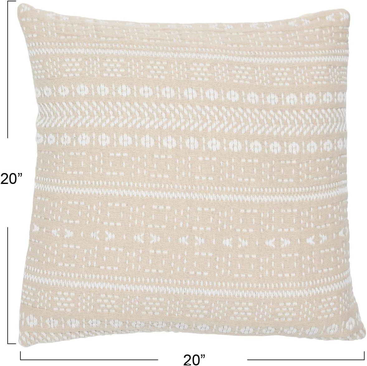 Creative Co-Op Reversible Throw Pillow