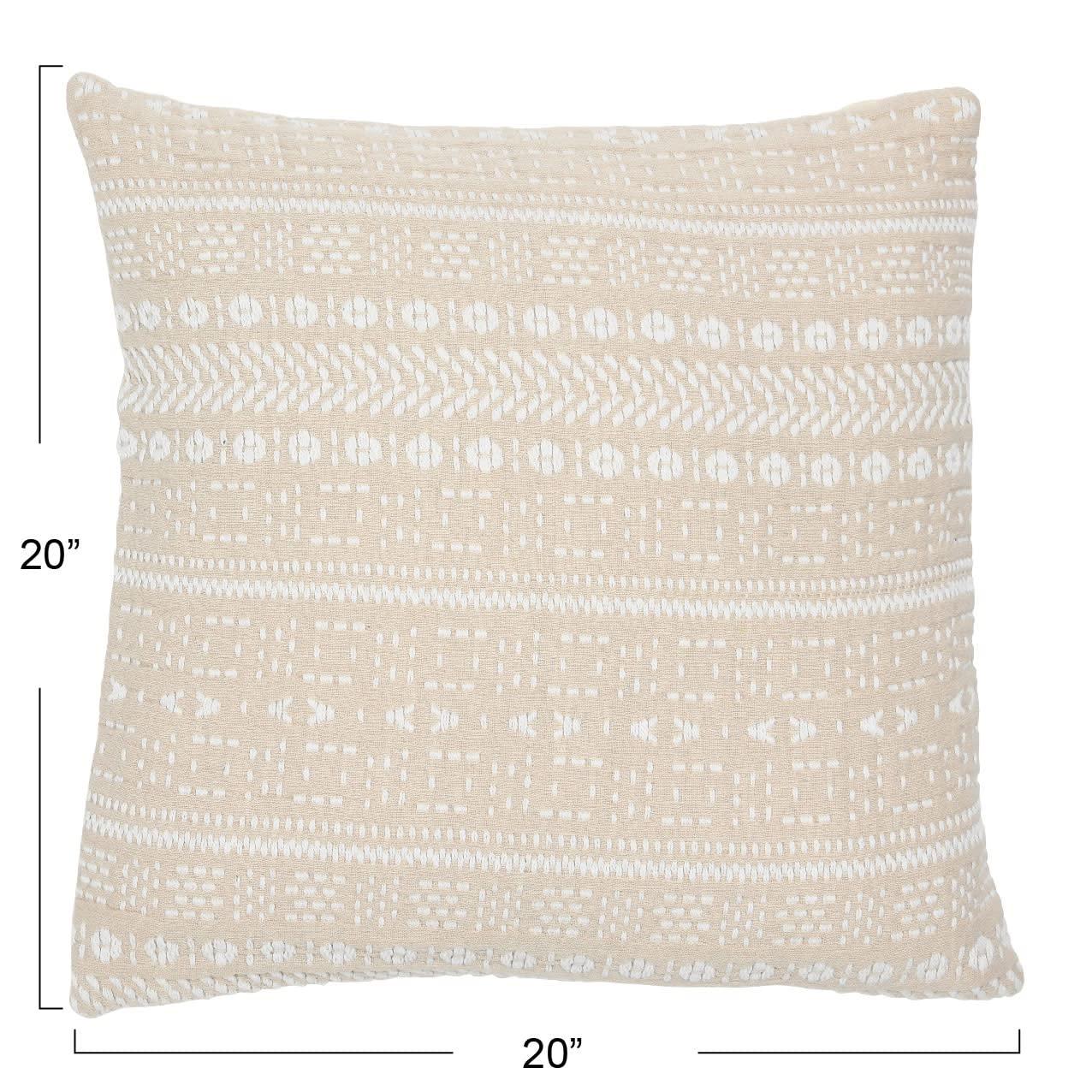 Creative Co-Op Reversible Throw Pillow