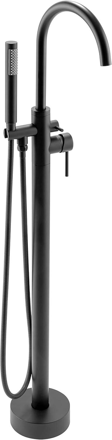 Double Handle Floor Mounted Freestanding Tub Filler