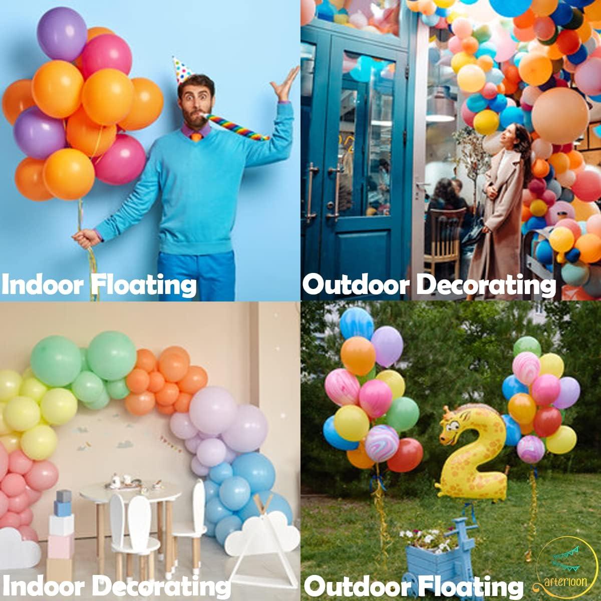 Treasures Gifted White Balloons - 12 Inch Latex Balloons - 100 Pack