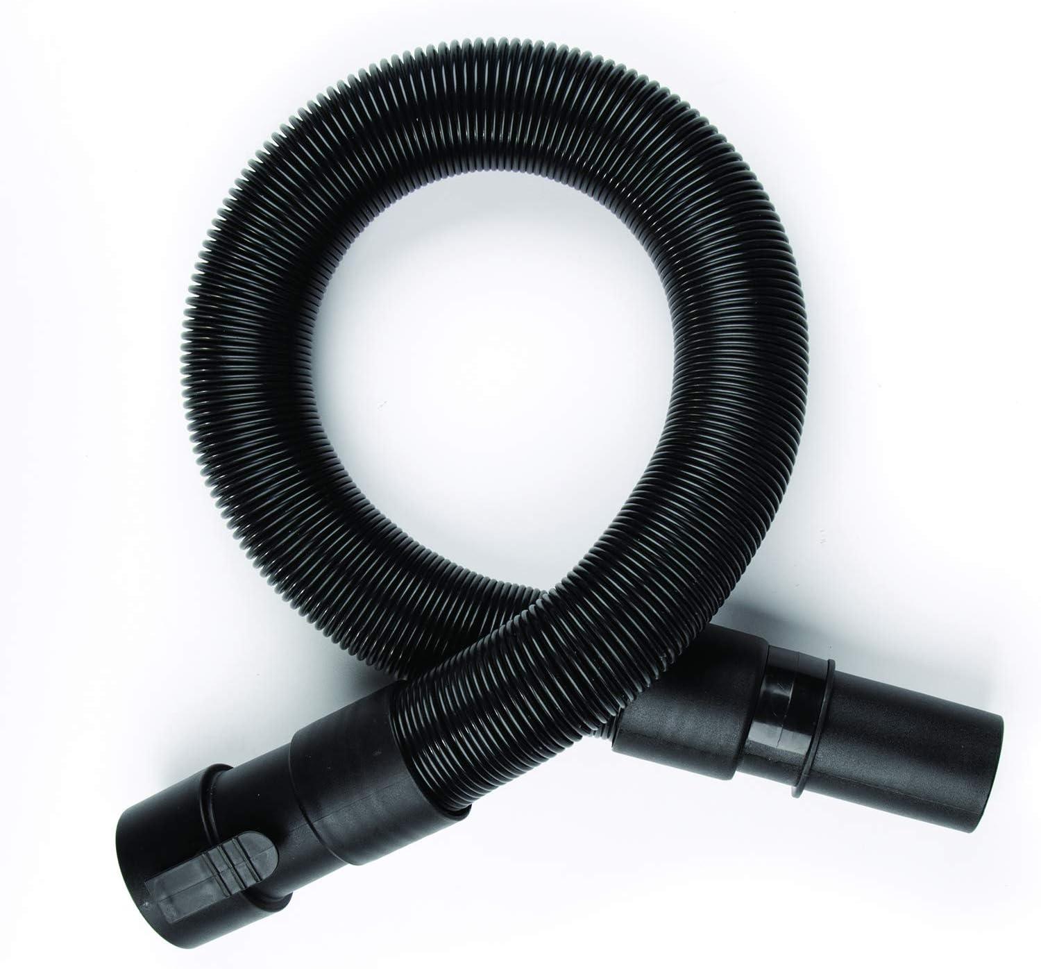 Expandable Black Plastic Wet/Dry Vacuum Hose, 2-7 Feet