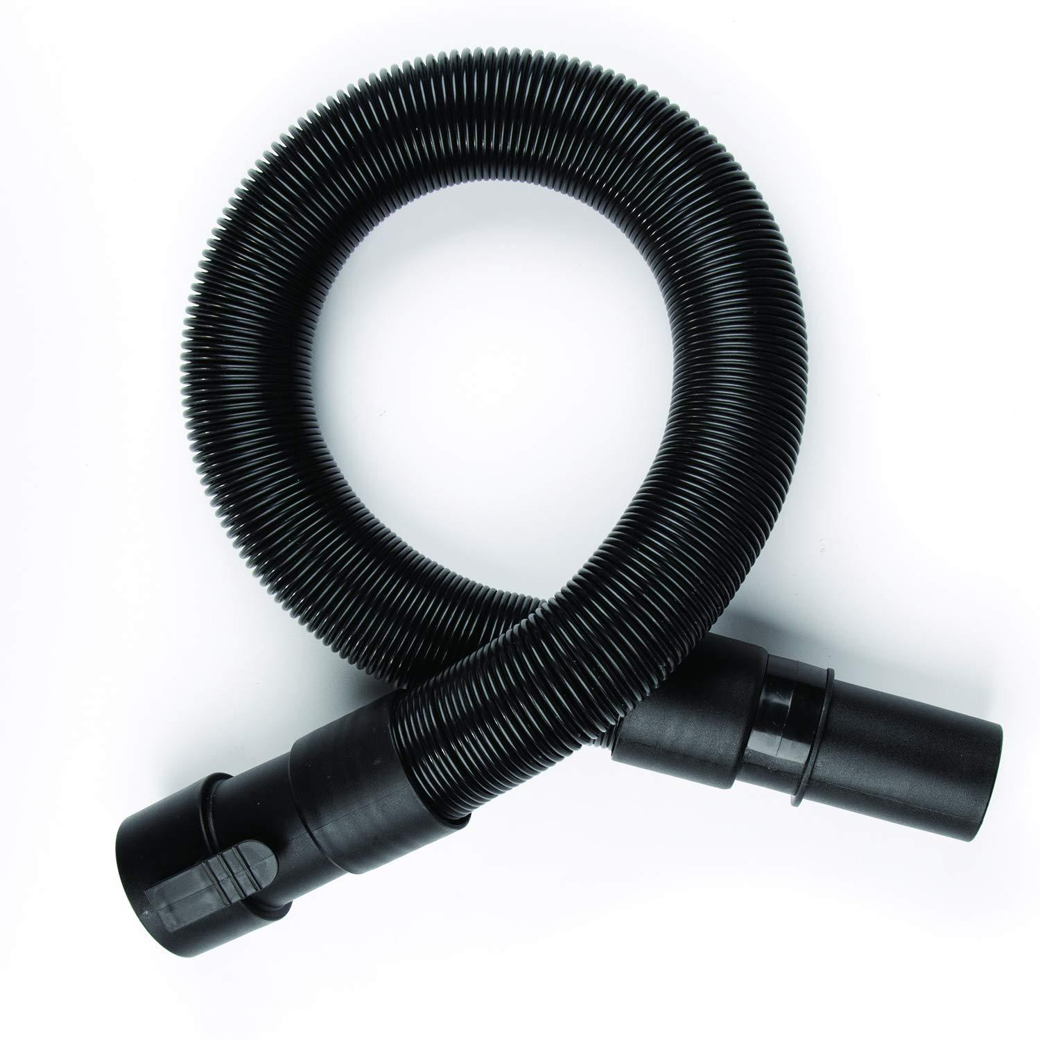 Expandable Black Plastic Wet/Dry Vacuum Hose, 2-7 Feet