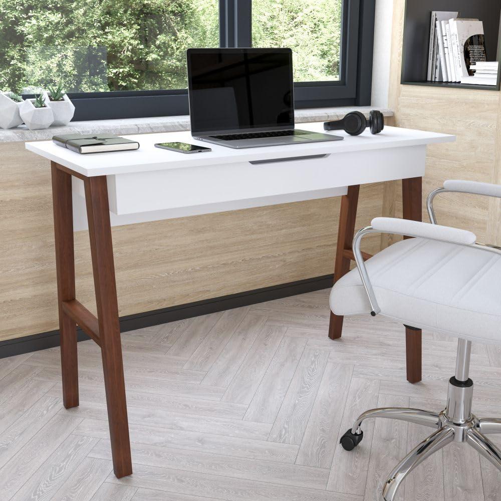 Ferebee Home Office Writing Computer Desk with Drawer - Table Desk