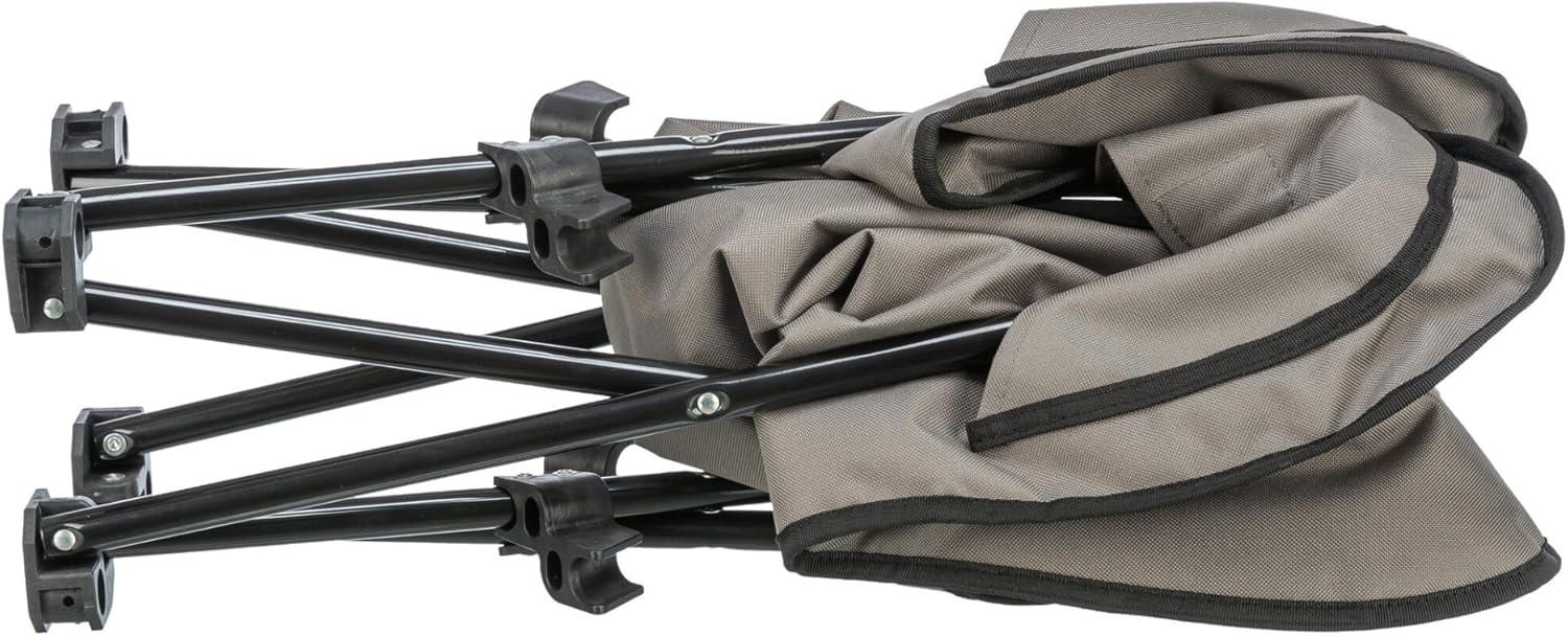 TRIXIE TRIXIE Camping Cot for Dogs, Elevated Dog Bed, Folding Padded Pet Bed, Raised Travel Lounger for Dogs