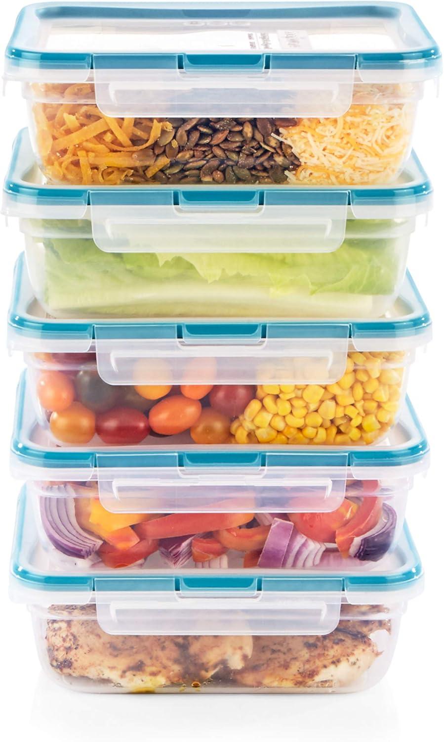 Snapware Total Solution 10-piece Plastic Rectangle Food Storage Set