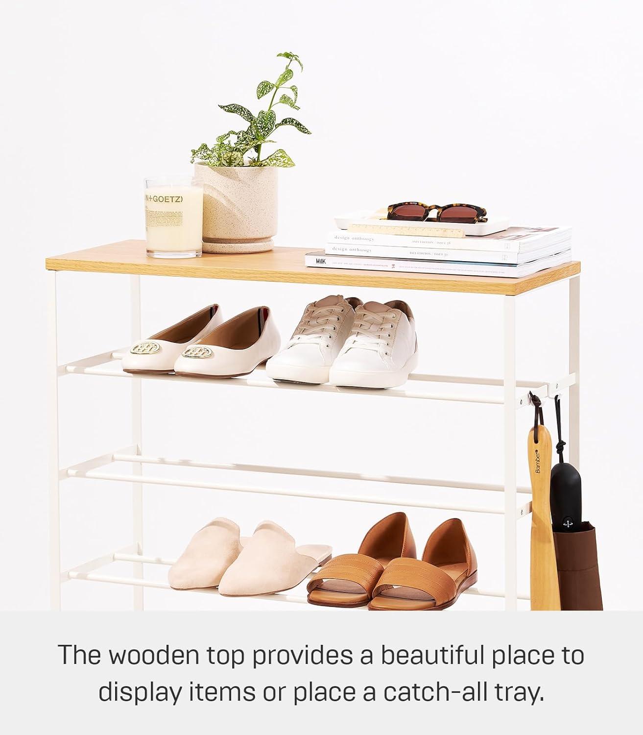 Yamazaki Tiered Shoe Rack