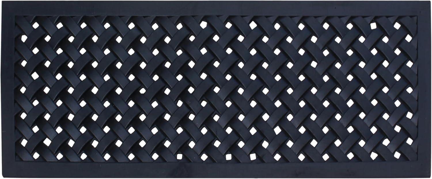 A1HC Outdoor Floor Mat, Natural Rubber, 18" x48”, Ideal for Outside entryway,Dirt Shoe Scraper,Heavy Duty Door mat for Indoor Outdoor,Rug Mats for Entry,Patio, Welcome Mats